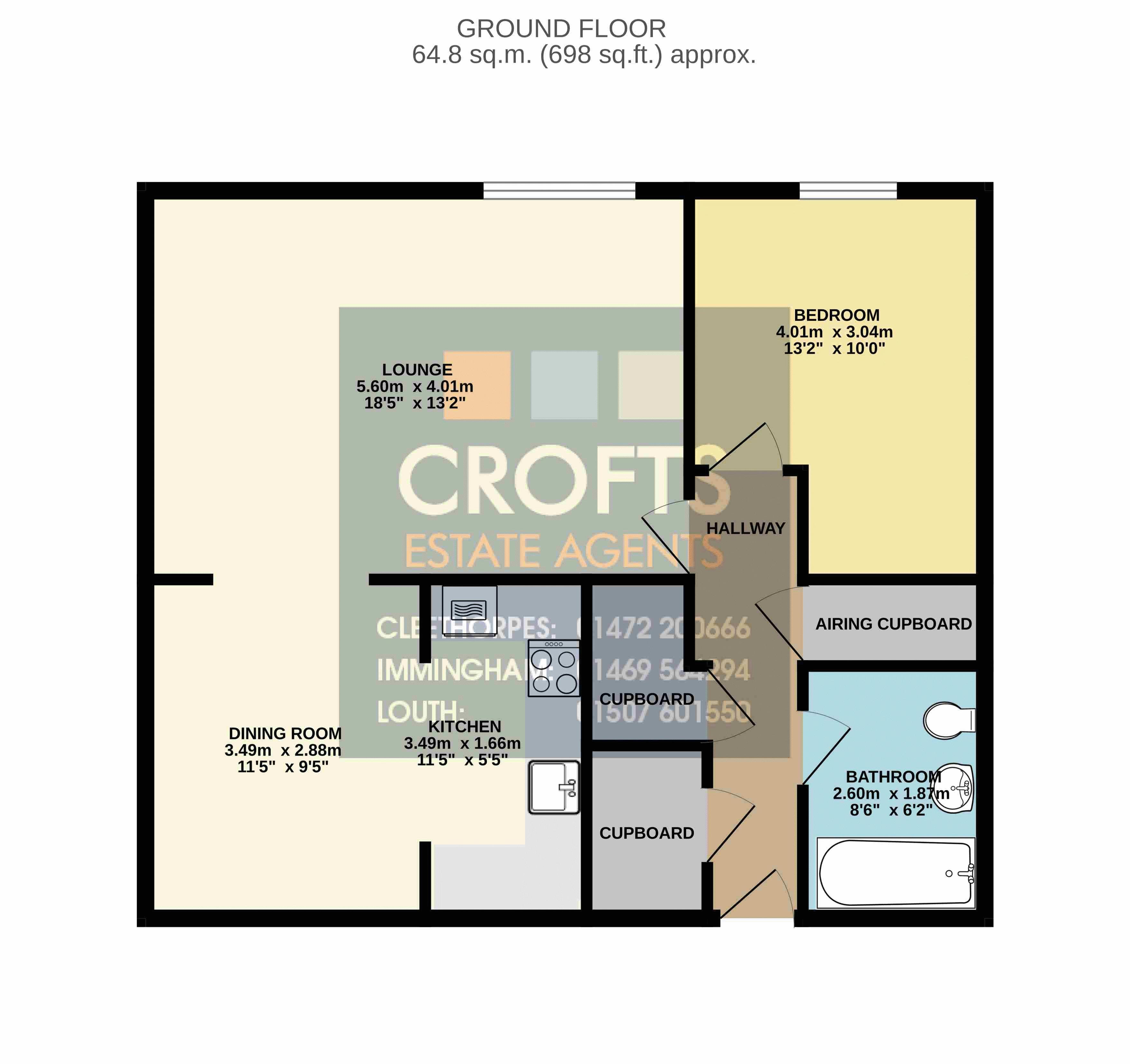 44 Victoria Court, Victoria Street, Grimsby floorplan