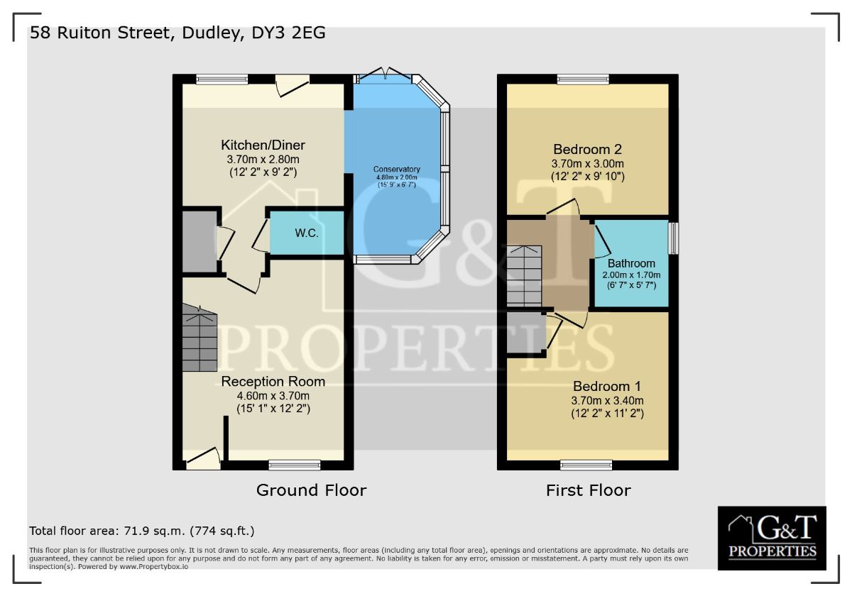 58 Ruiton Street, Dudley floorplan