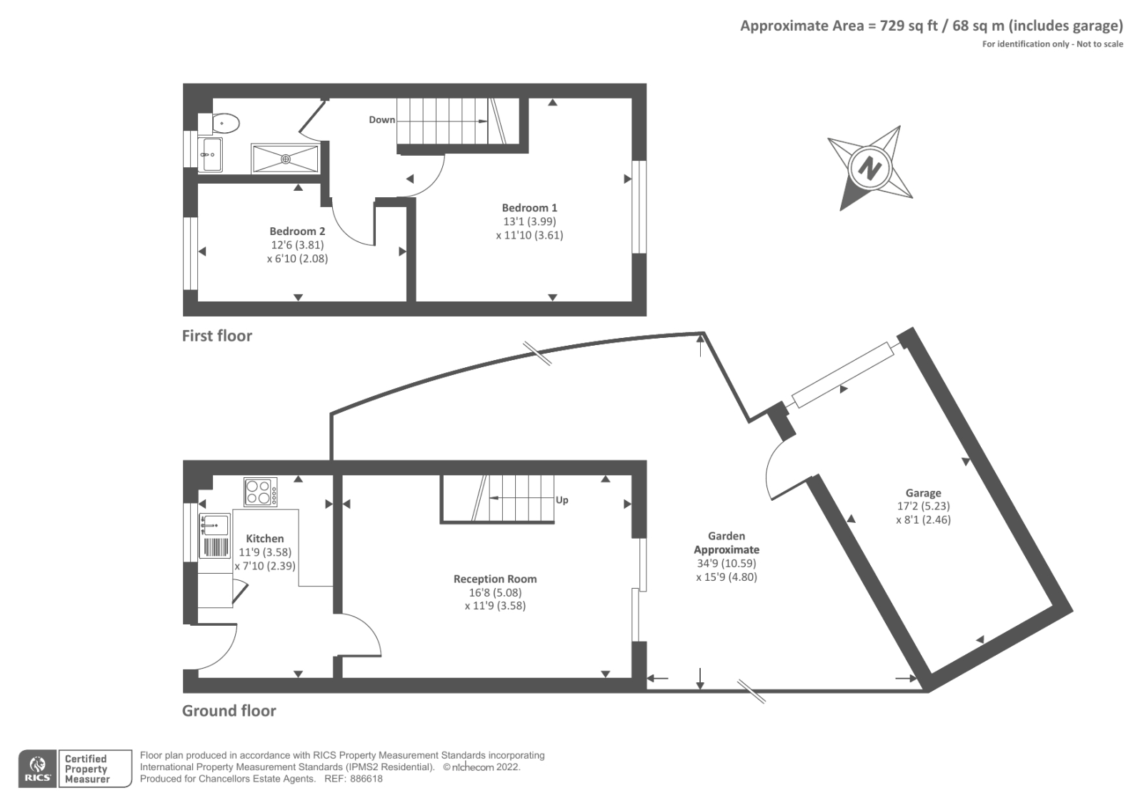 Eynsham, Oxford OX29, 2 bedroom end terrace house for sale 62180659
