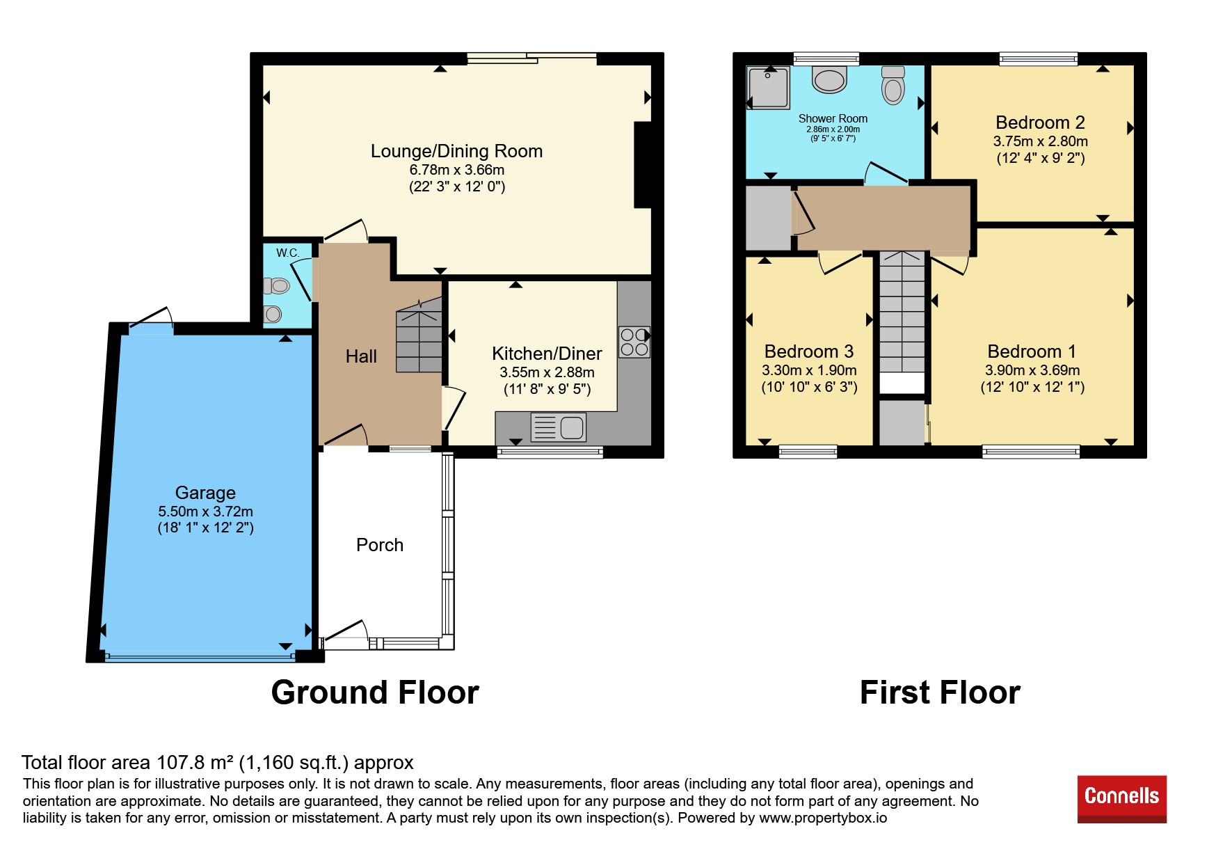 The Fold, Garden Walk, Dudley floorplan