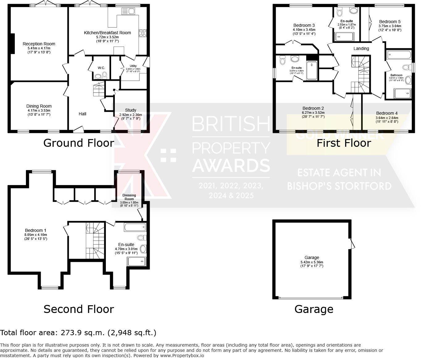 10, Brook Farm Close, Bishops Stortford floorplan