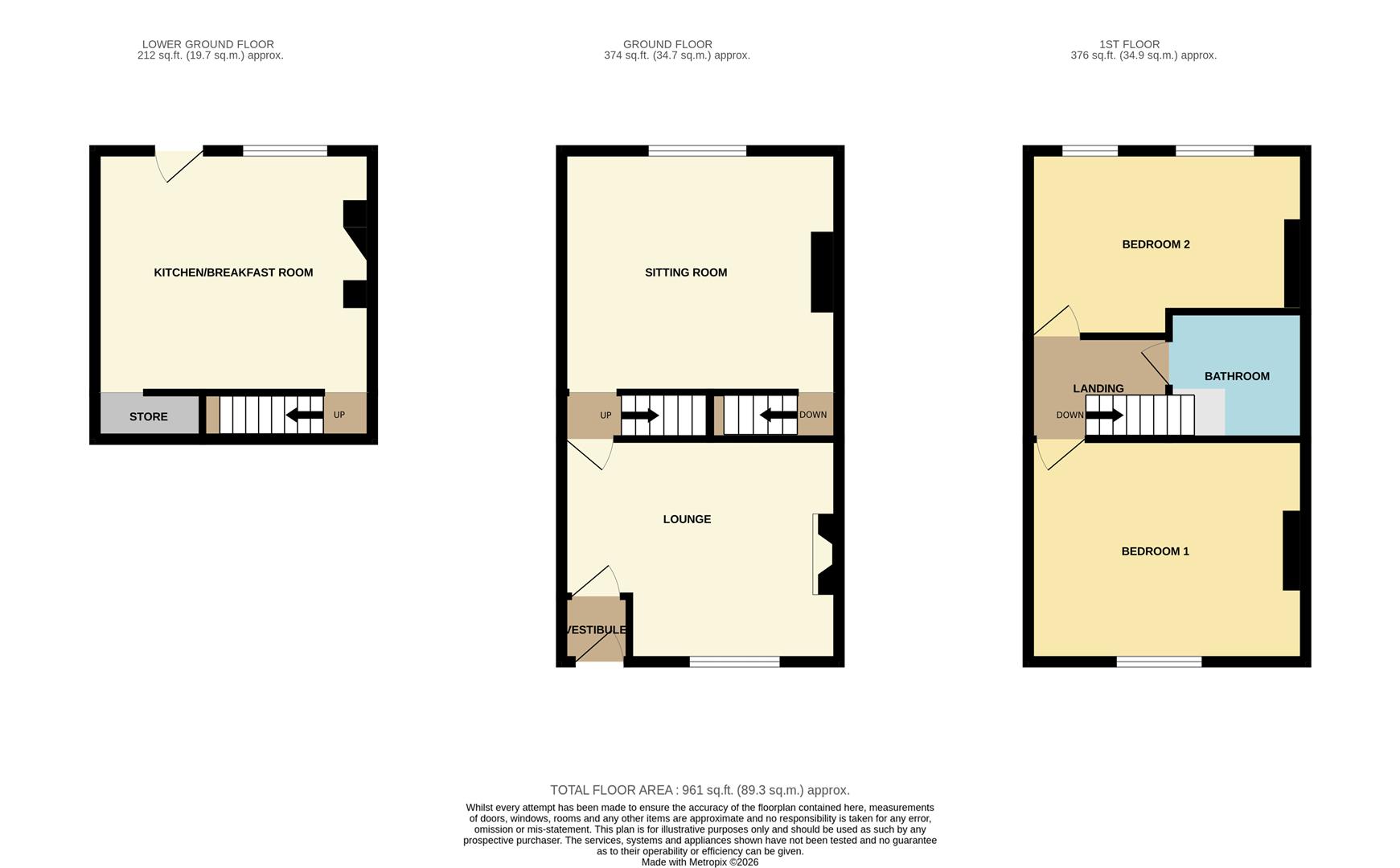 341, Huddersfield Road, Stalybridge floorplan