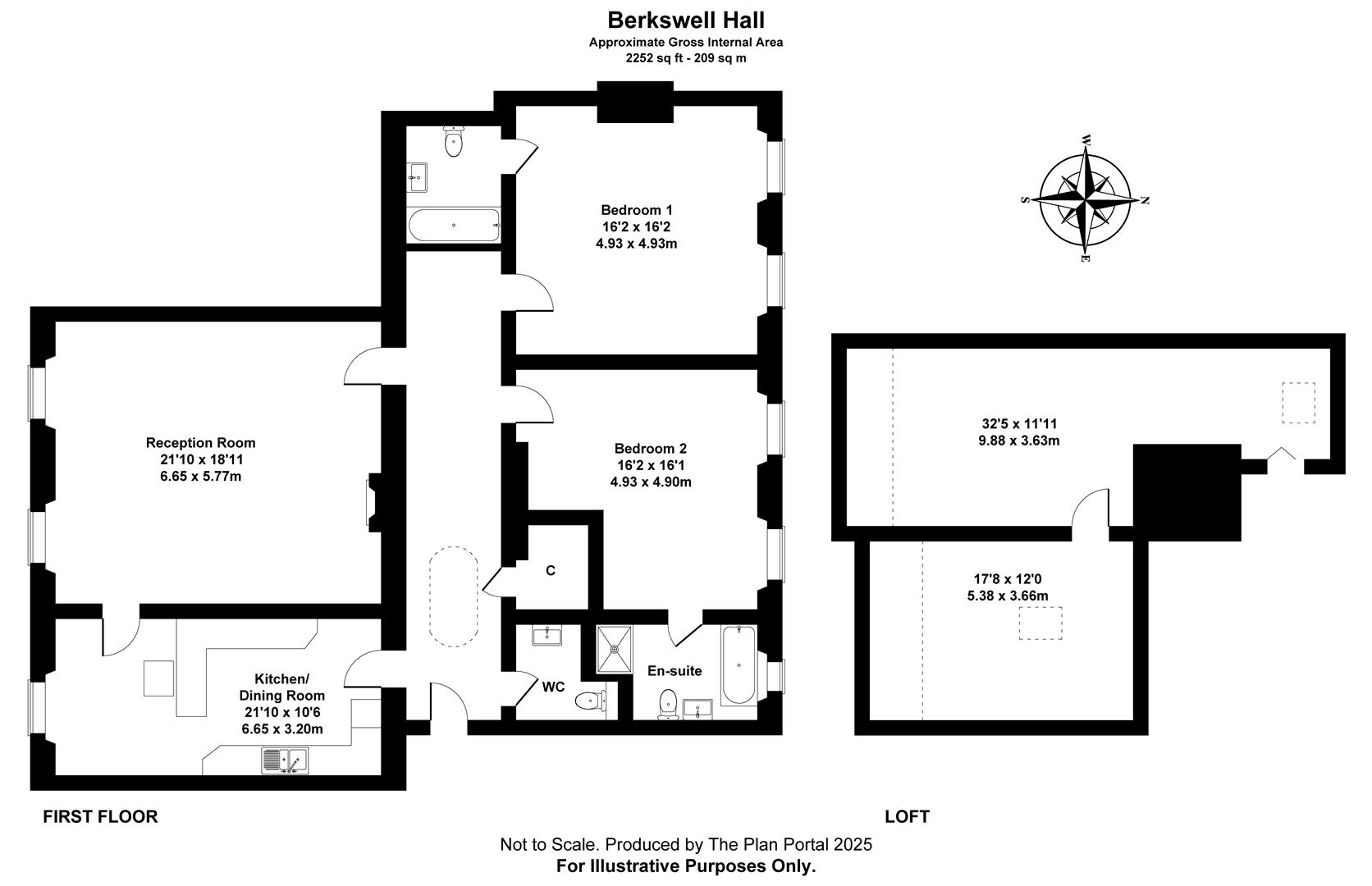 Berkswell Hall, 12, Meriden Road, Coventry floorplan