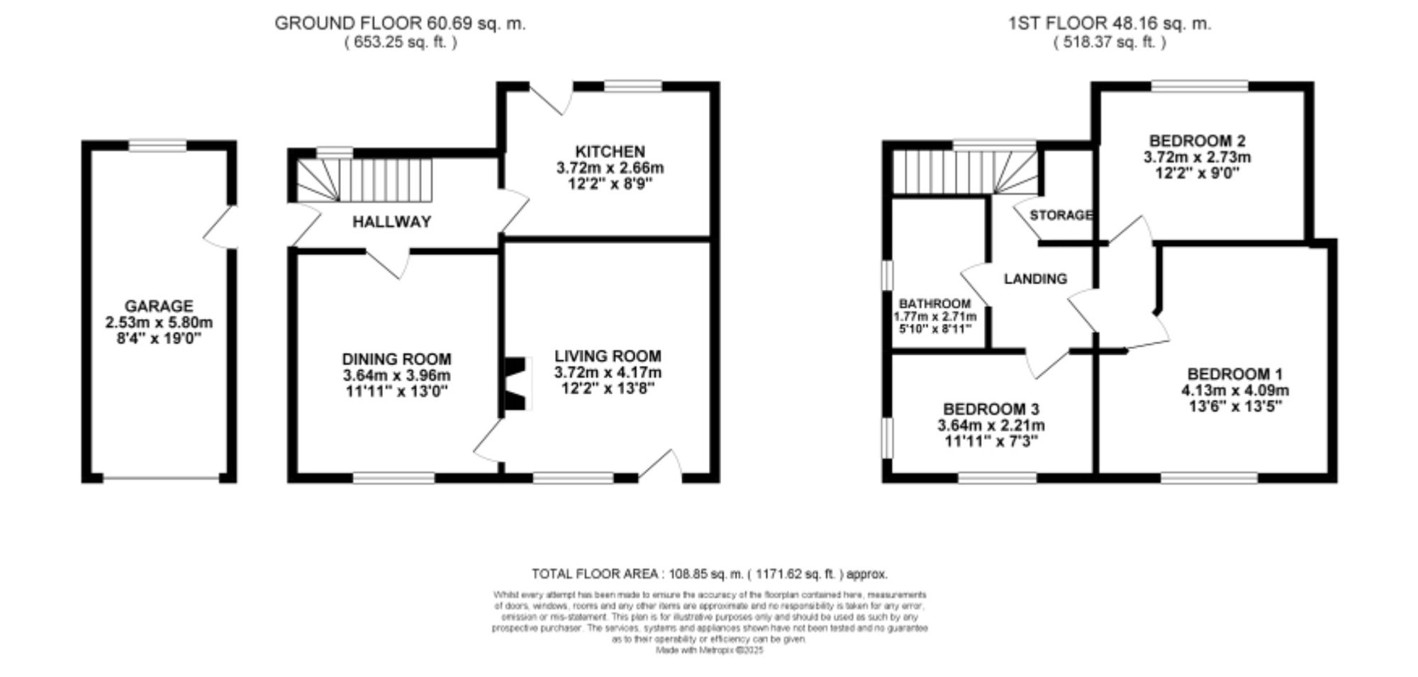 87, Church Road, Ashley, TF9 floorplan