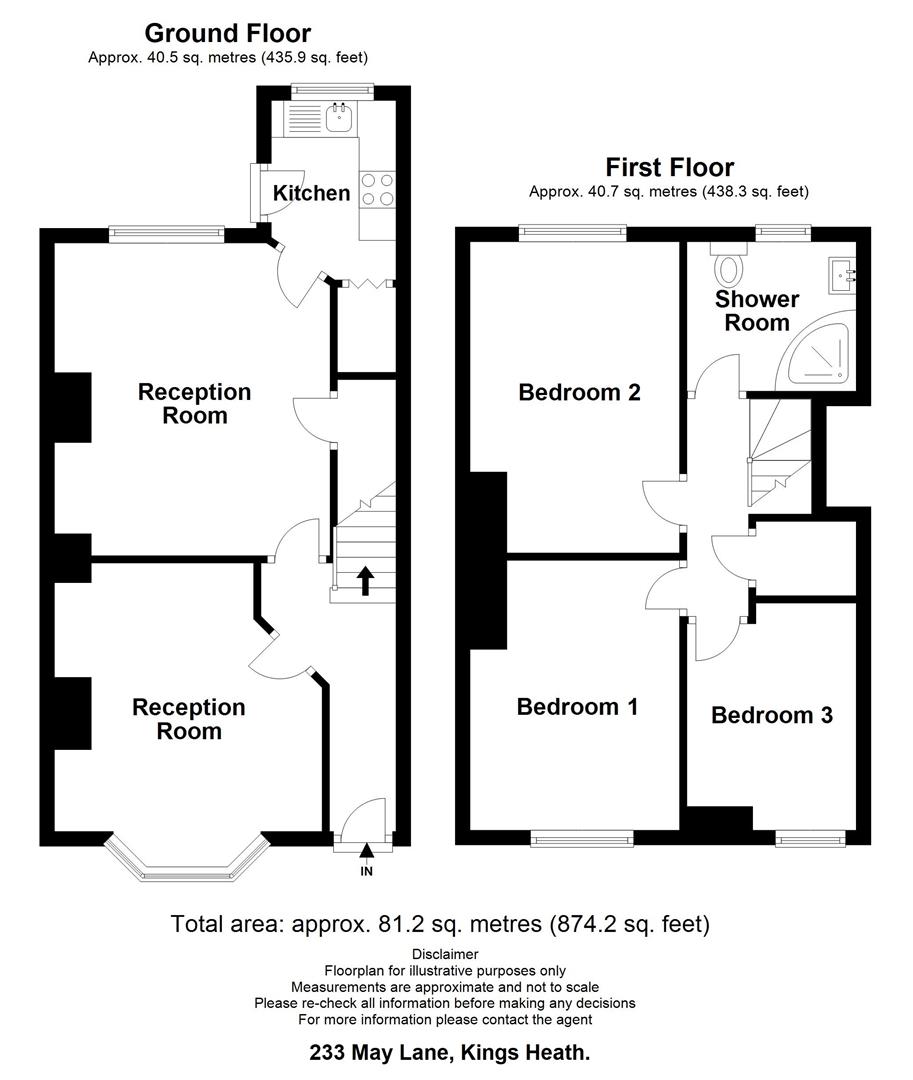 May Lane, Kings Heath, Birmingham B14, 3 bedroom terraced house for