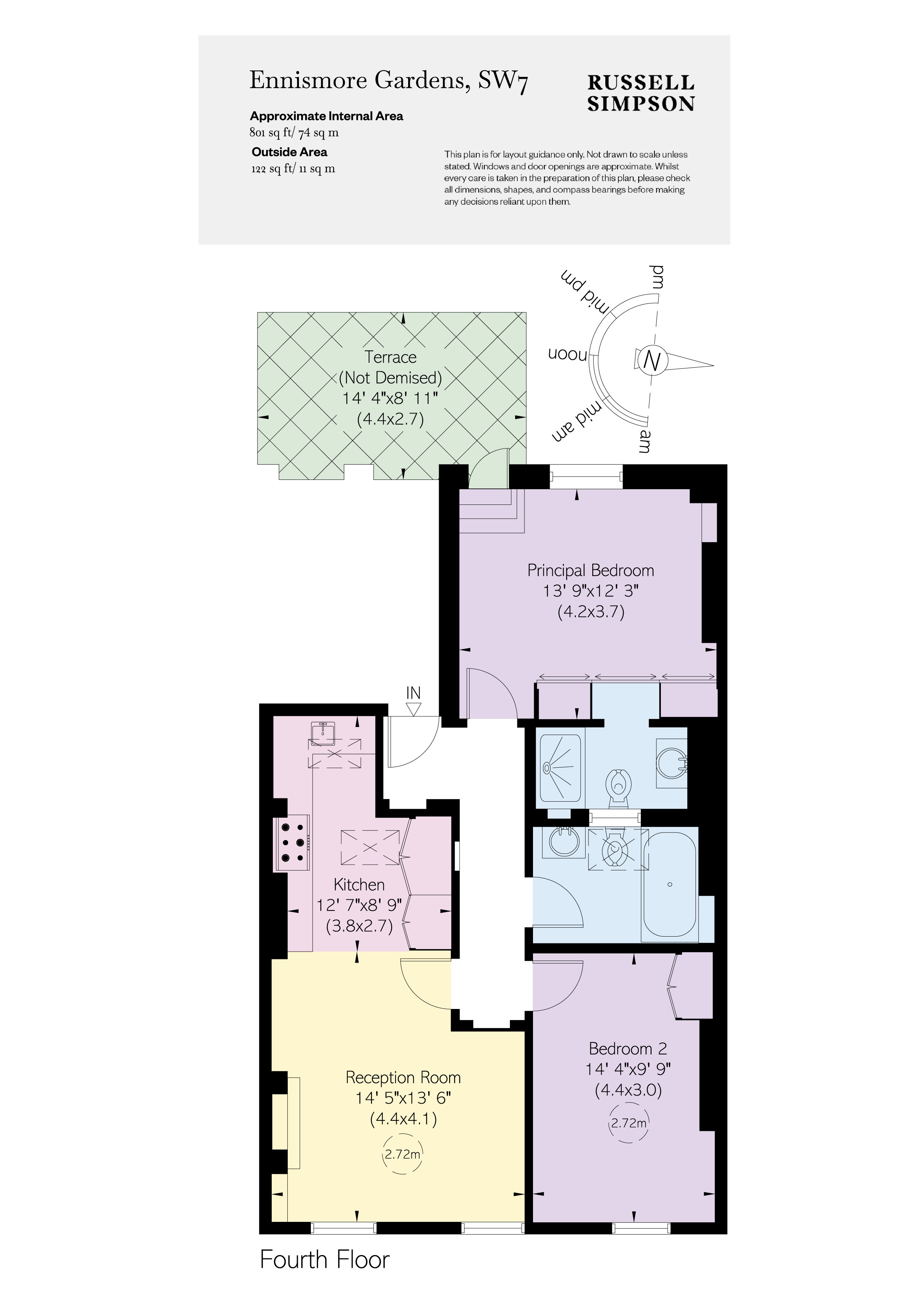 N, 23-24, Ennismore Gardens, Knightsbridge floorplan