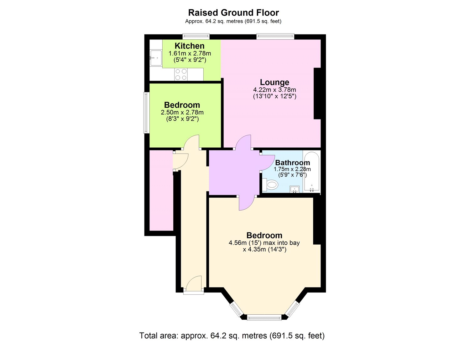 2 Bedrooms Flat for sale in Manor Park, Hither Green, London SE13