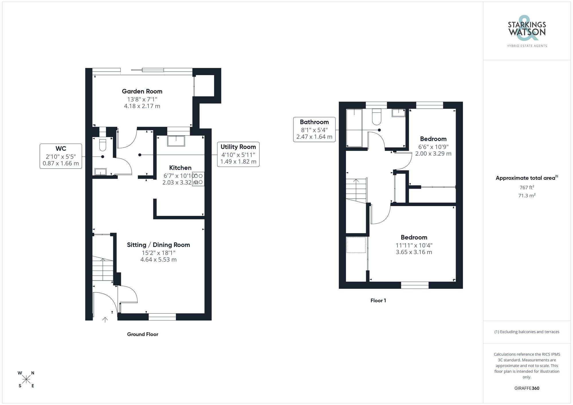 3 Old College Close, Beccles floorplan