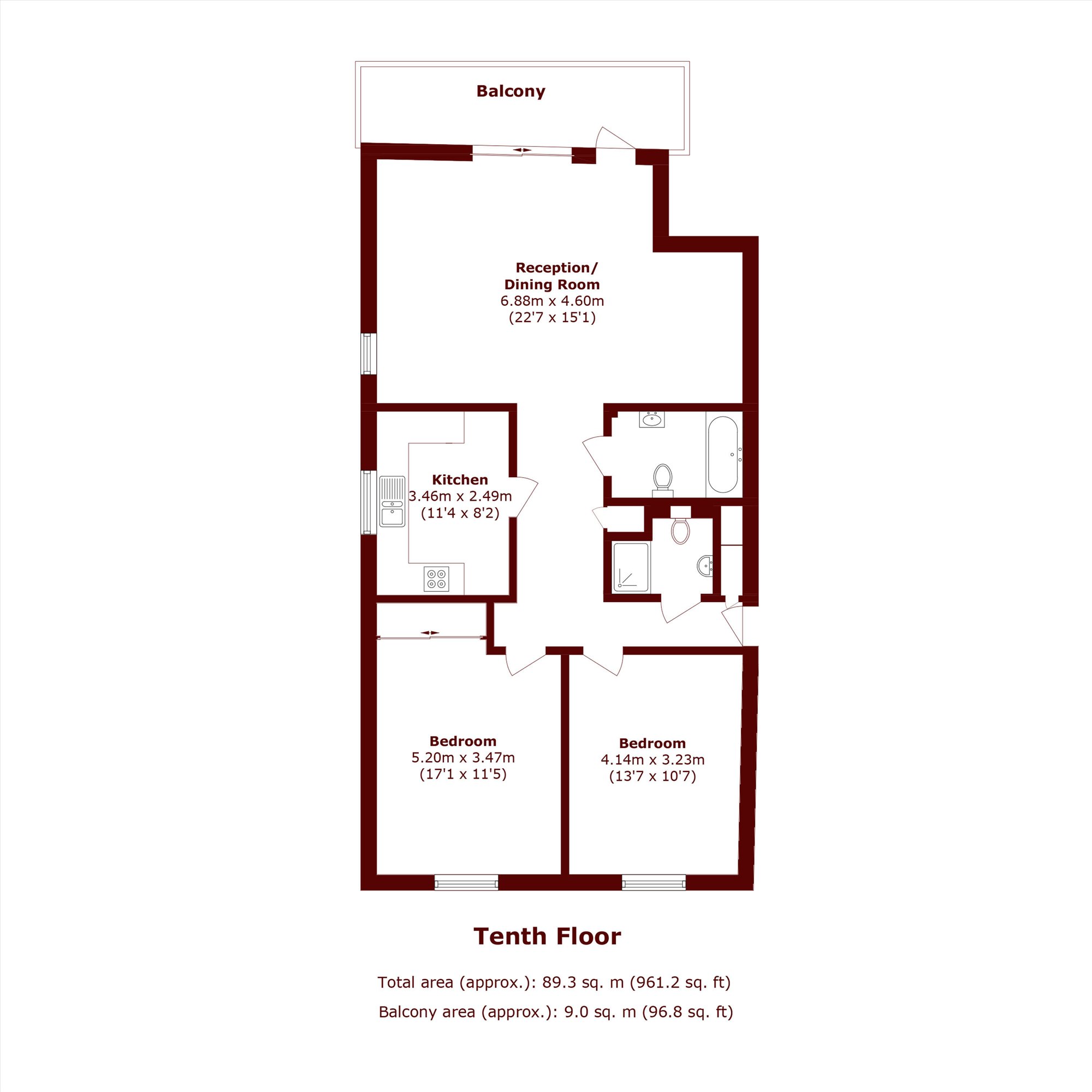 Holyport Road, London floorplan