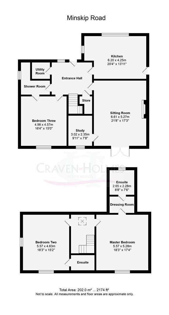 3 Bedrooms Detached bungalow for sale in Minskip Road, Boroughbridge, York YO51