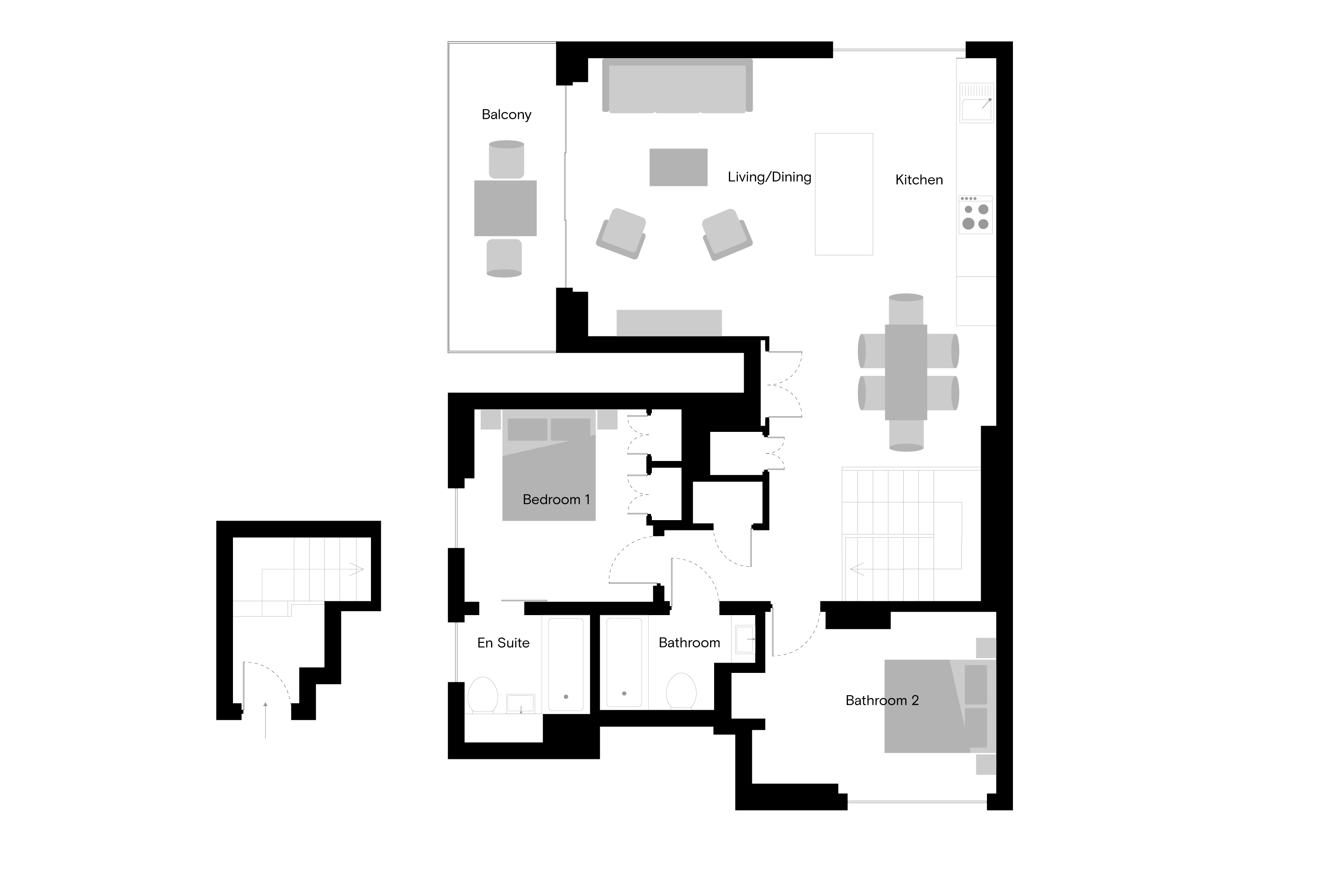 Flat 819, Balfron Tower, 7 St Leonards Road, London floorplan