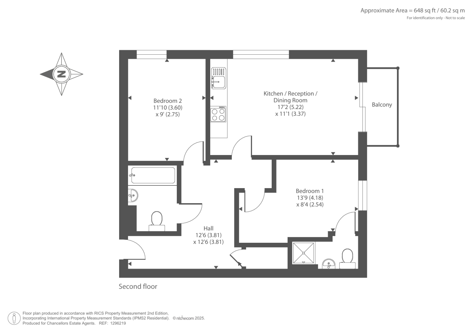 Flat 65, 30, Bath Road, Slough floorplan
