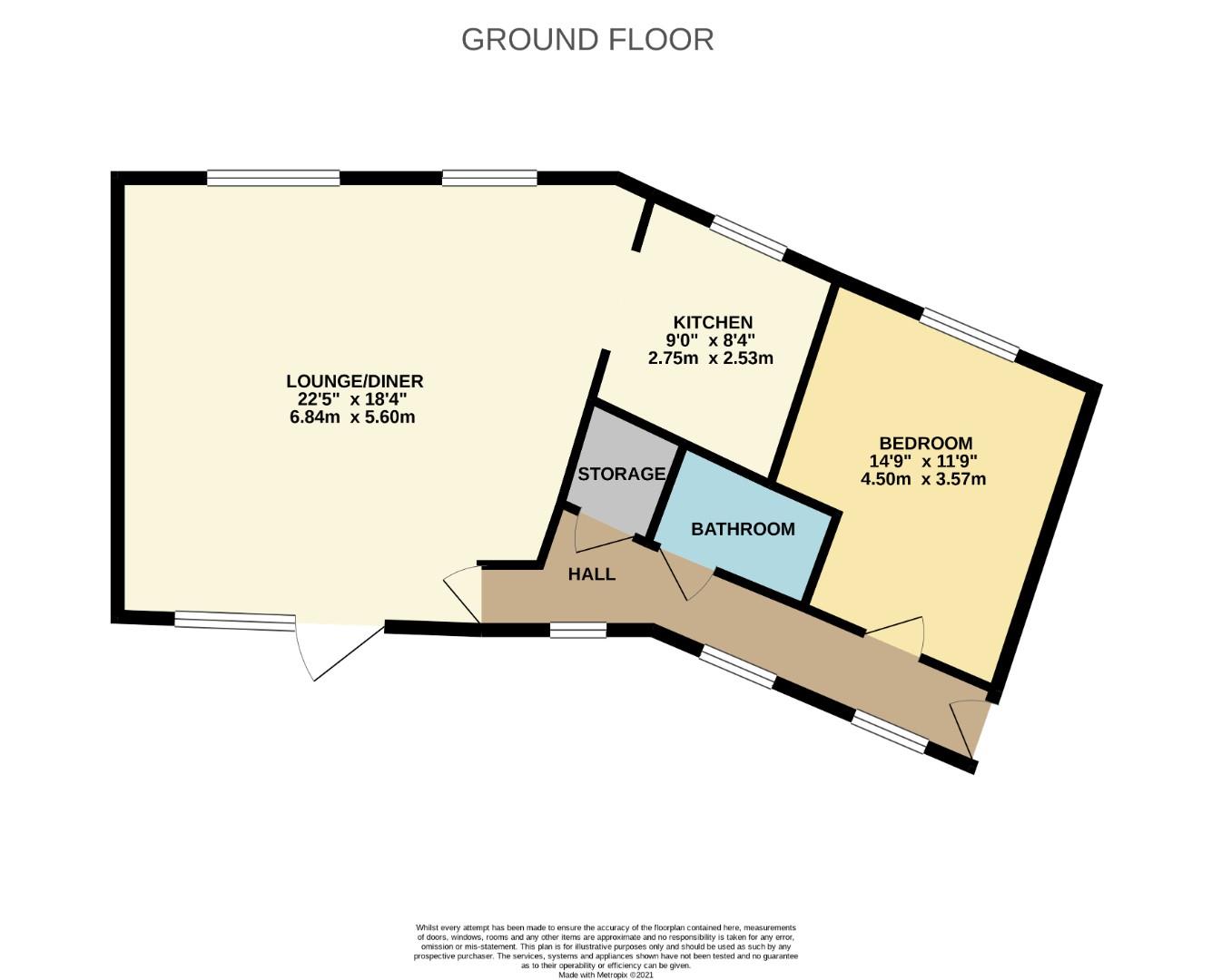 1, Standside, Northampton floorplan