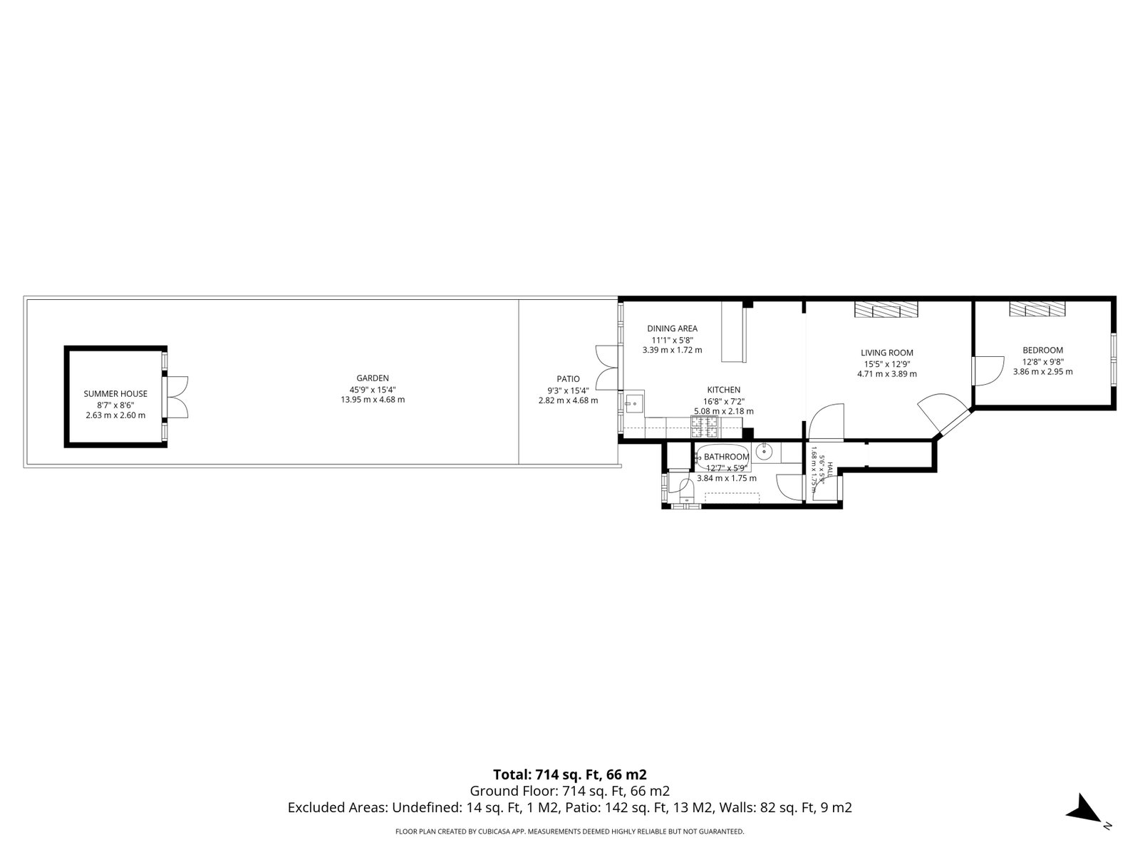 66b, Muswell Road, London floorplan