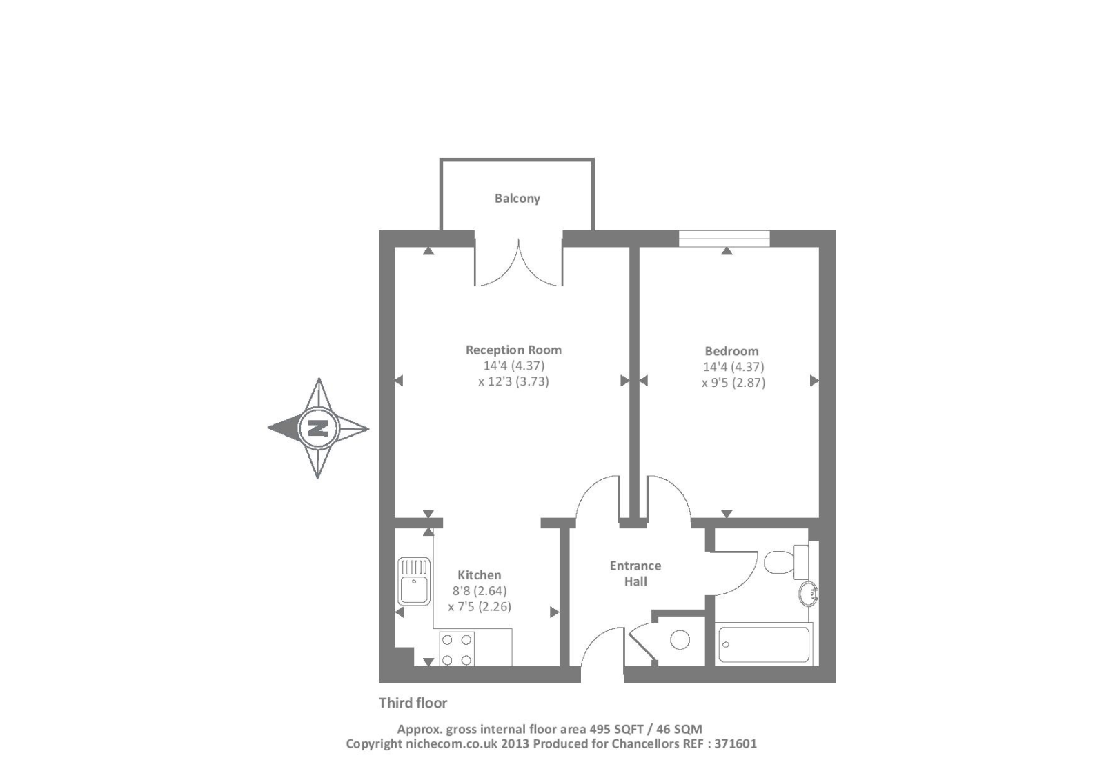 1 Bedrooms Flat for sale in Kelvin Gate, Bracknell RG12