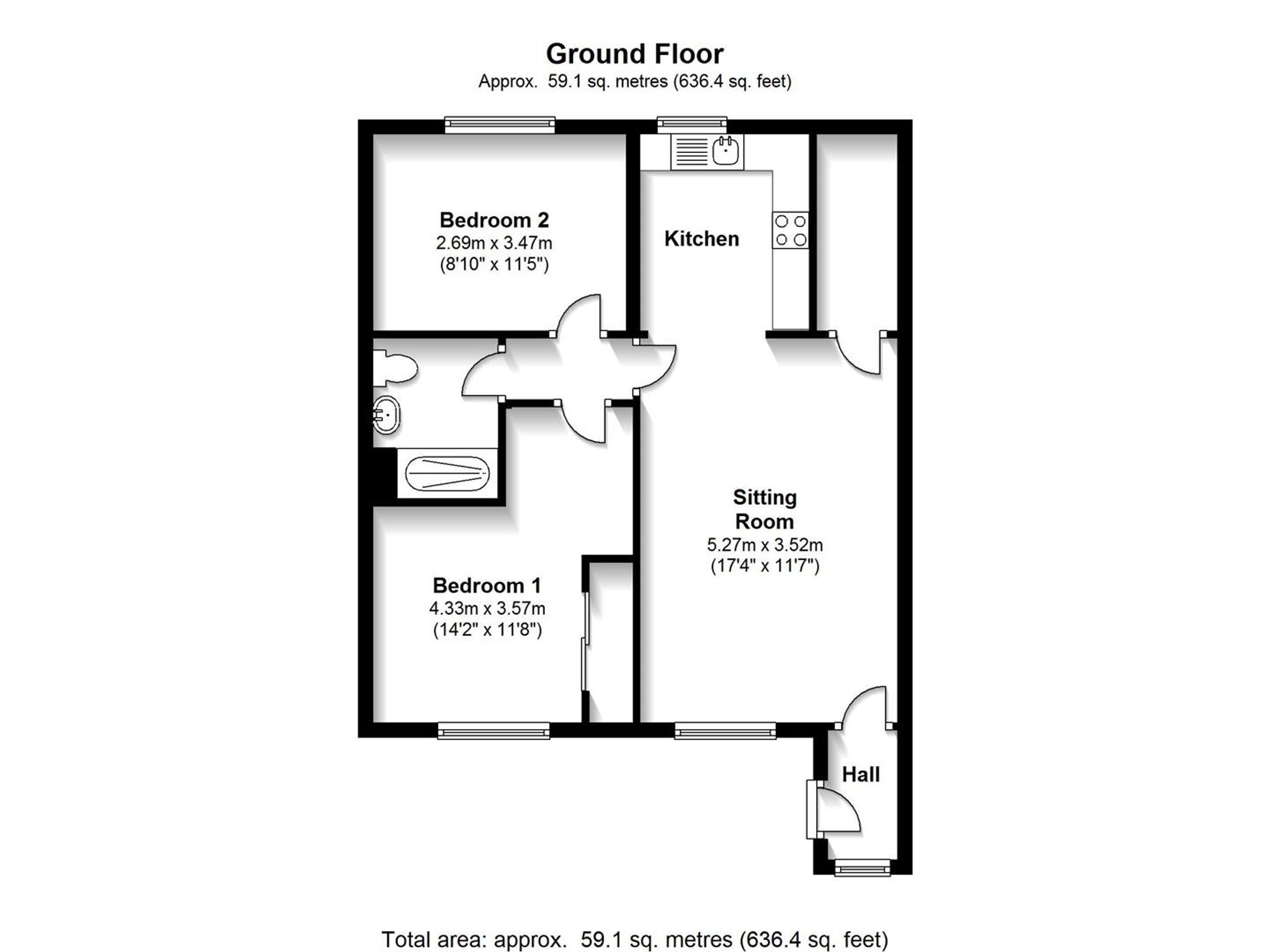 6 Orchard Walk, Watlington floorplan