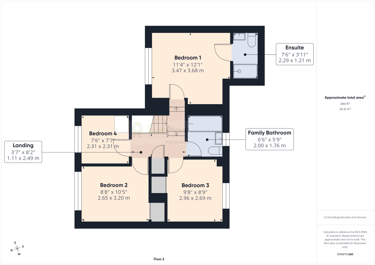 4, Macpherson Robertson Way, Bury St. Edmunds floorplan