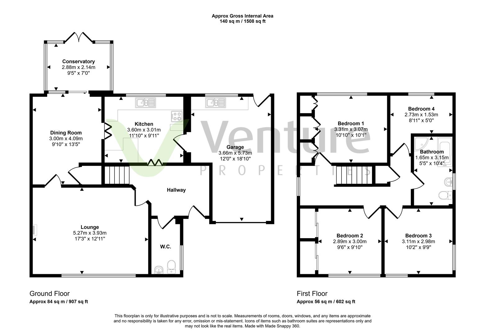 64, Nunnery Lane, Darlington floorplan