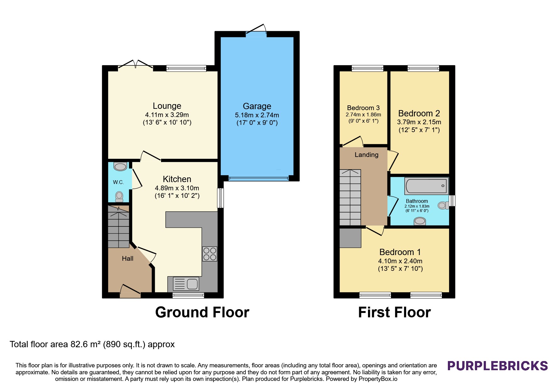 3, Sunshine Place, Hartlepool floorplan