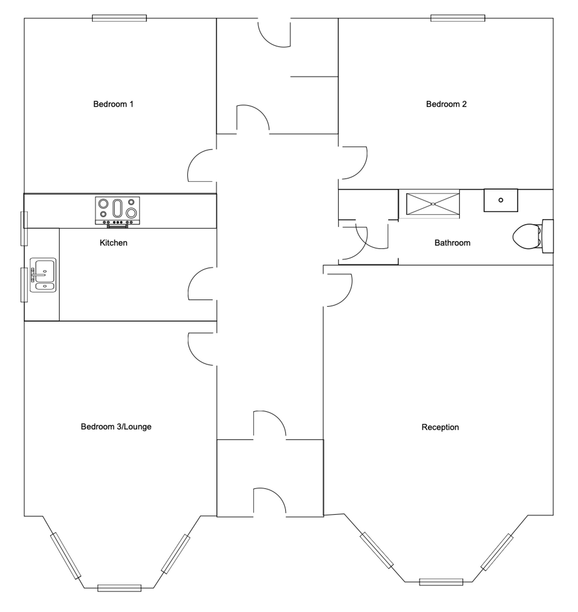 23a Eldon Street, Greenock floorplan
