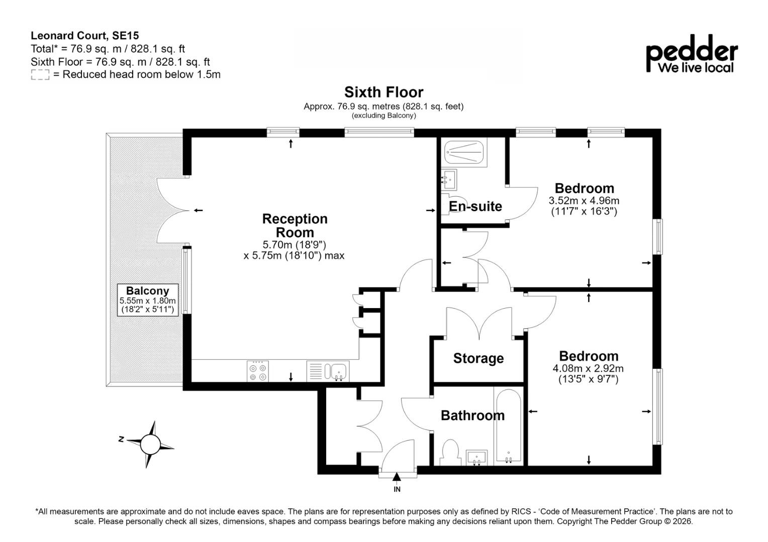 Meeting House Lane, London floorplan