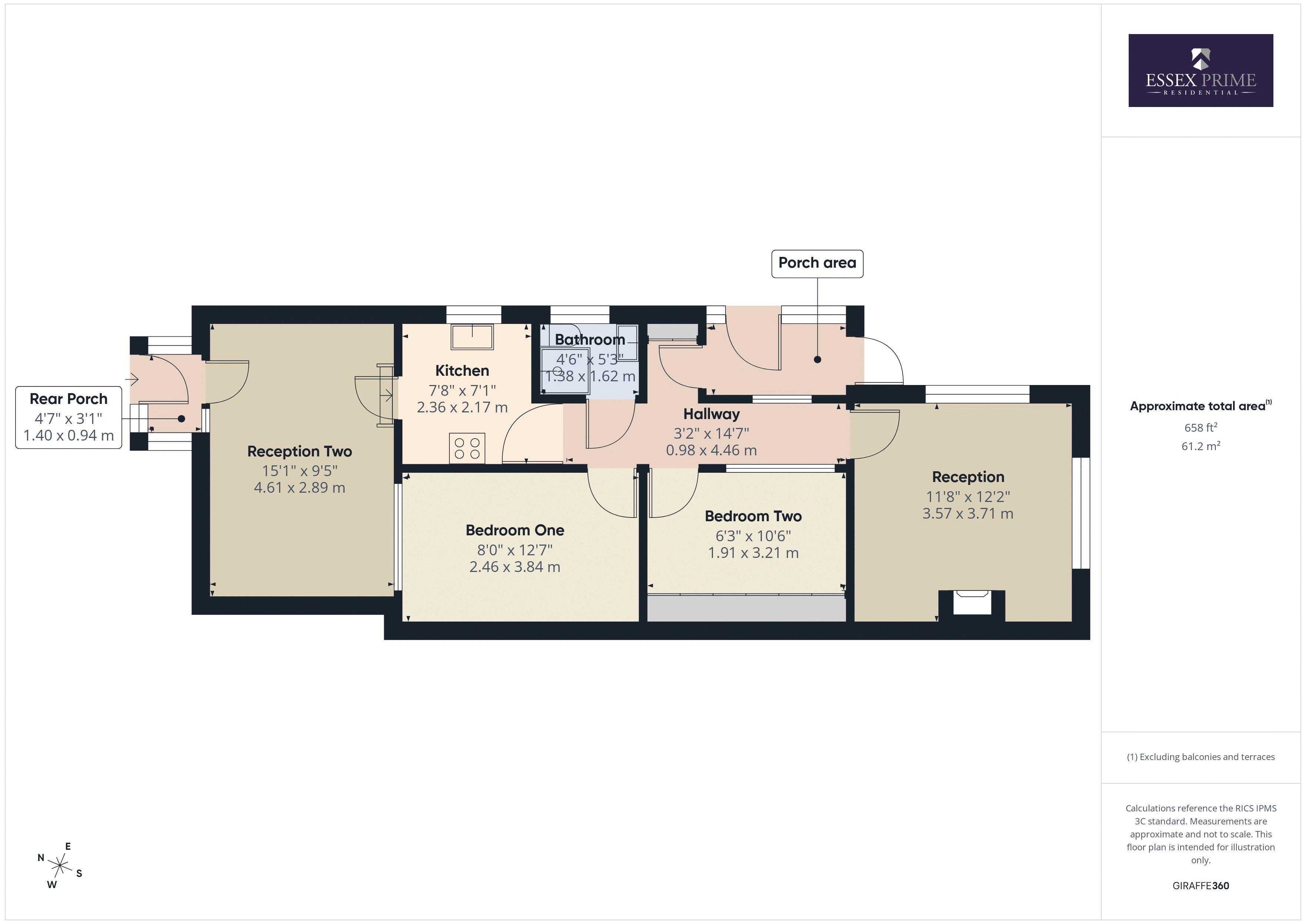 53, Inglenook, Clacton-On-Sea floorplan