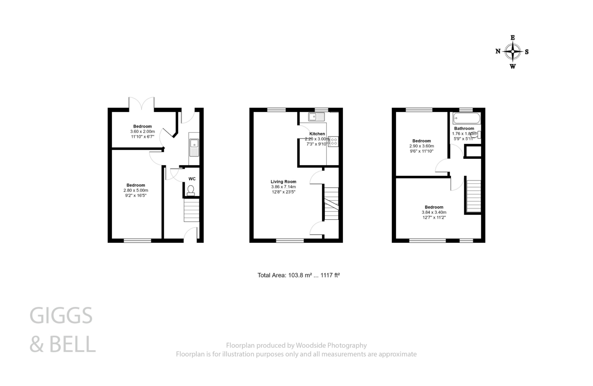 80 Tenby Drive, Luton, Bedfordshire floorplan