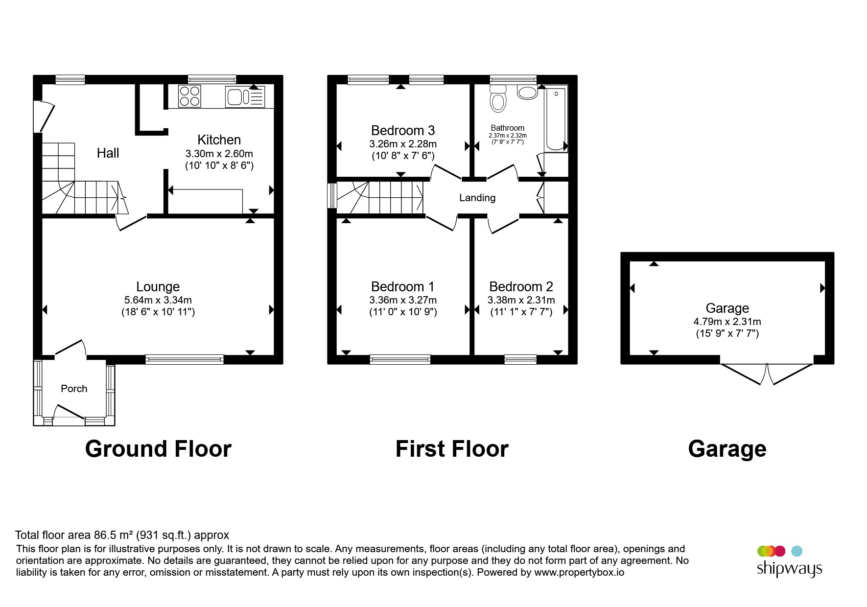 31, Comberton Park Road, Kidderminster floorplan