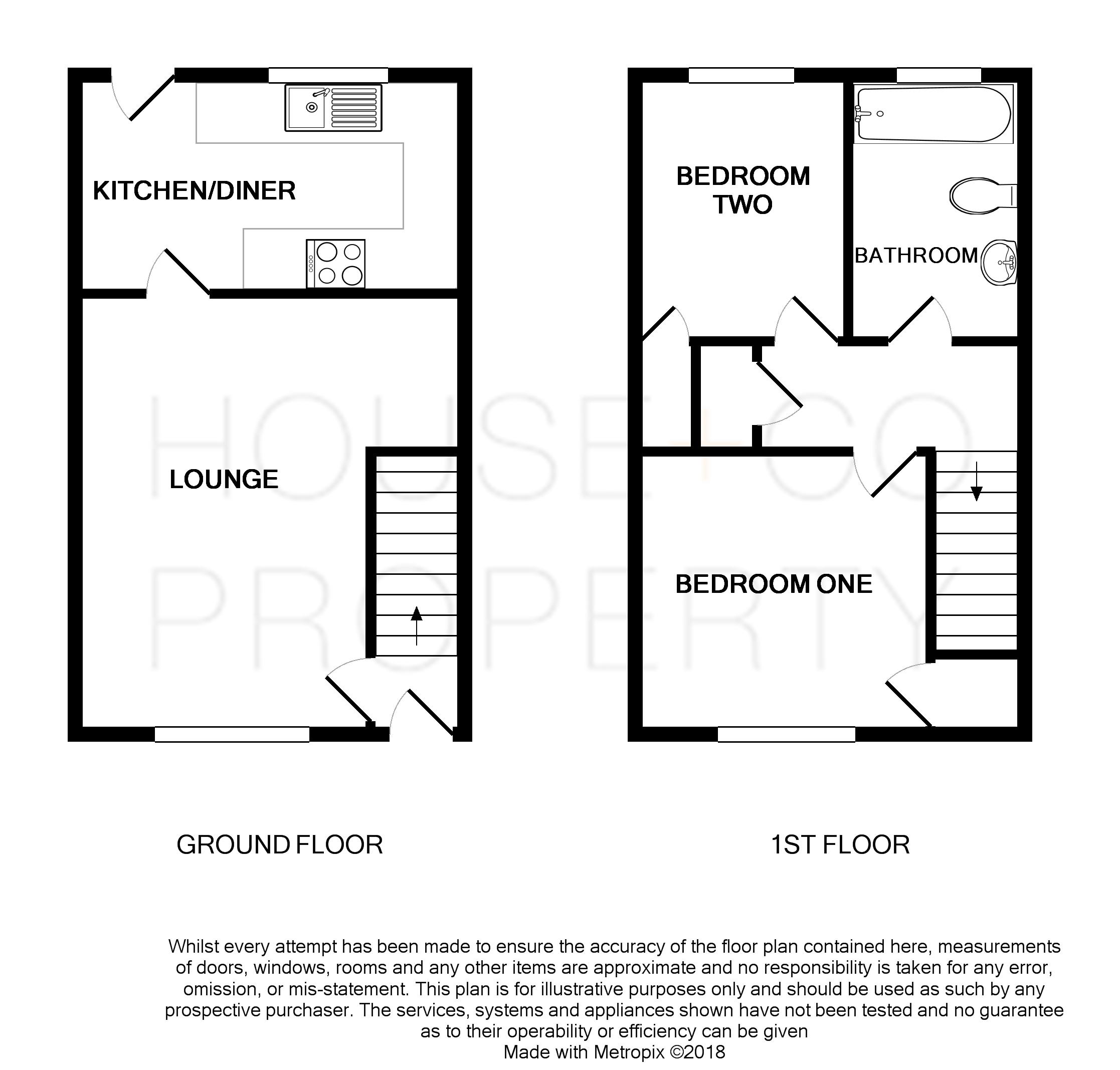 2 Bedrooms Terraced house to rent in Fox Court, Longwell Green, Bristol BS30