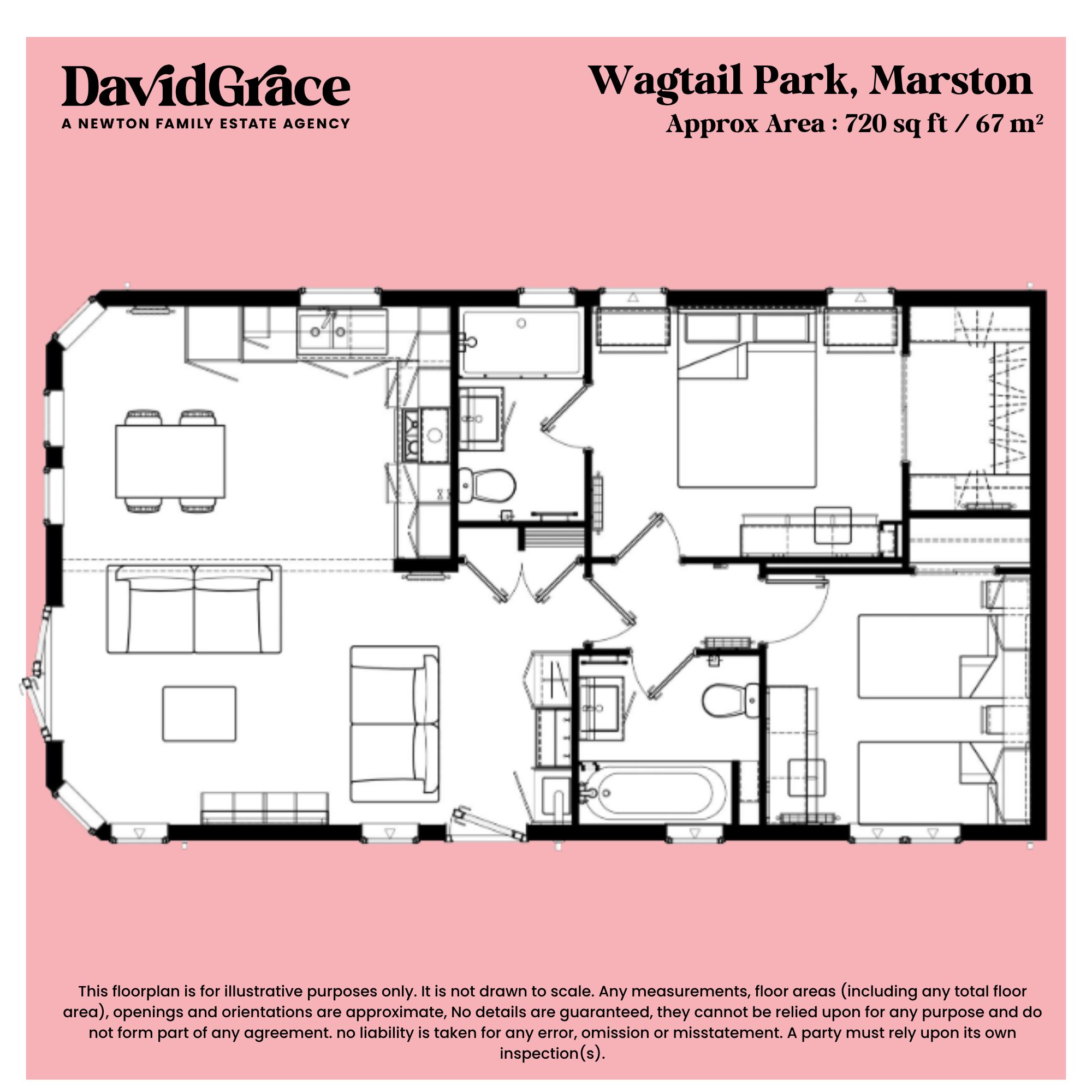 Kingfisher Lodge, Wagtail Country Park, Grantham floorplan