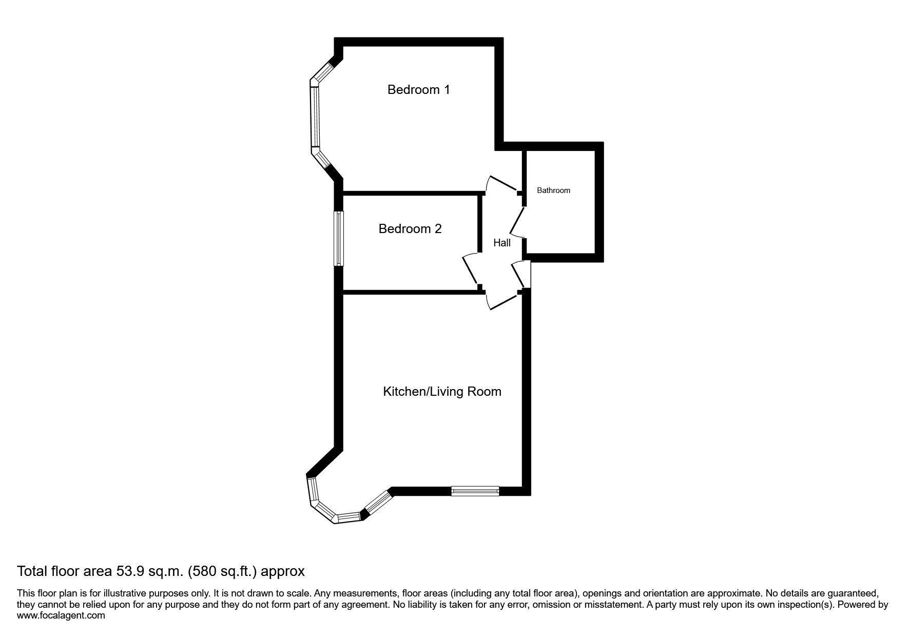 3 Beechey Road, Bournemouth floorplan