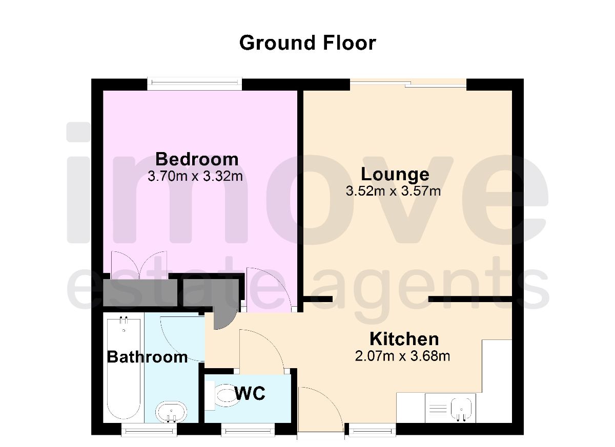 Flat 10, Villa Paradiso, Torquay floorplan