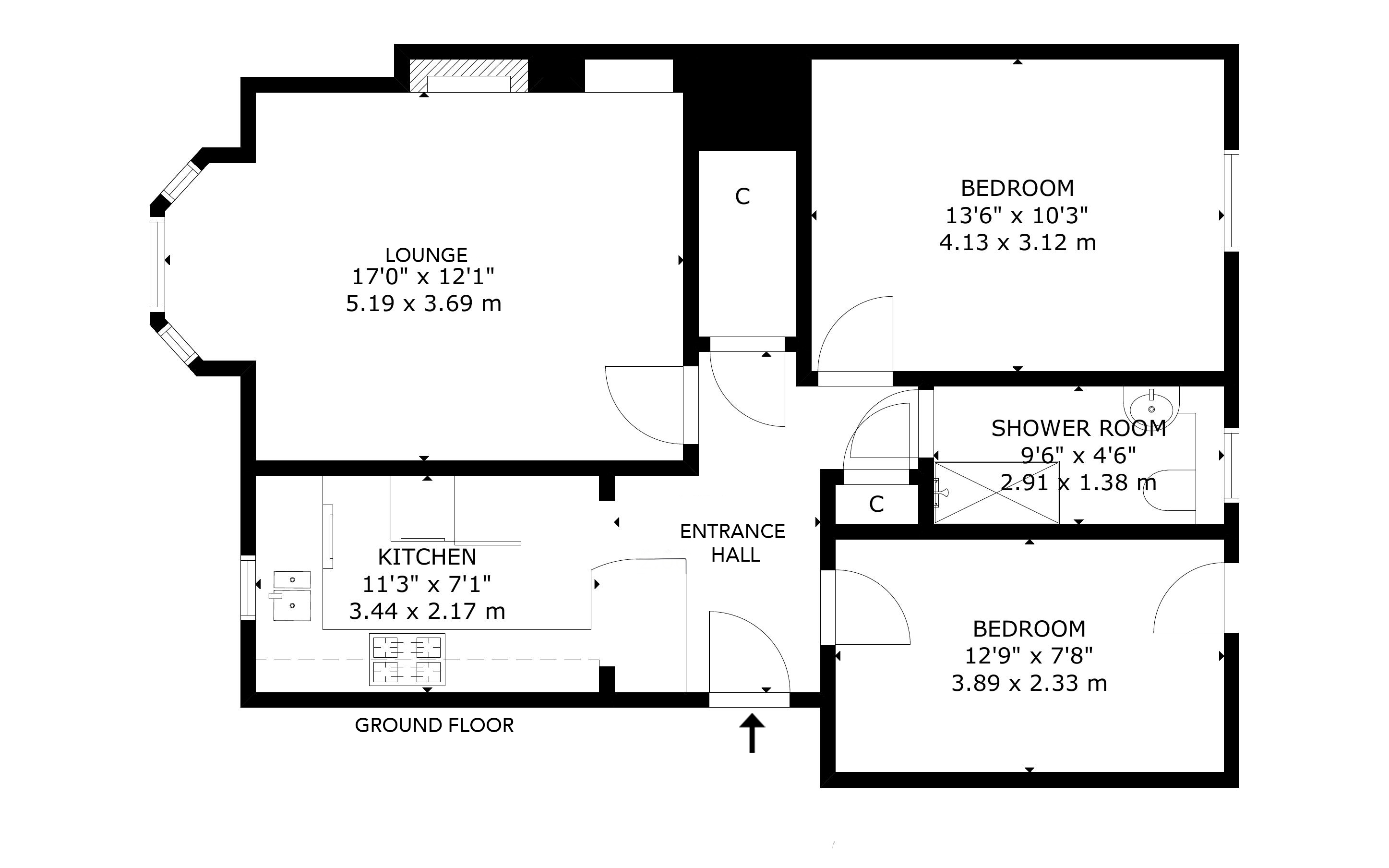 11/2, Granton Road, Edinburgh floorplan
