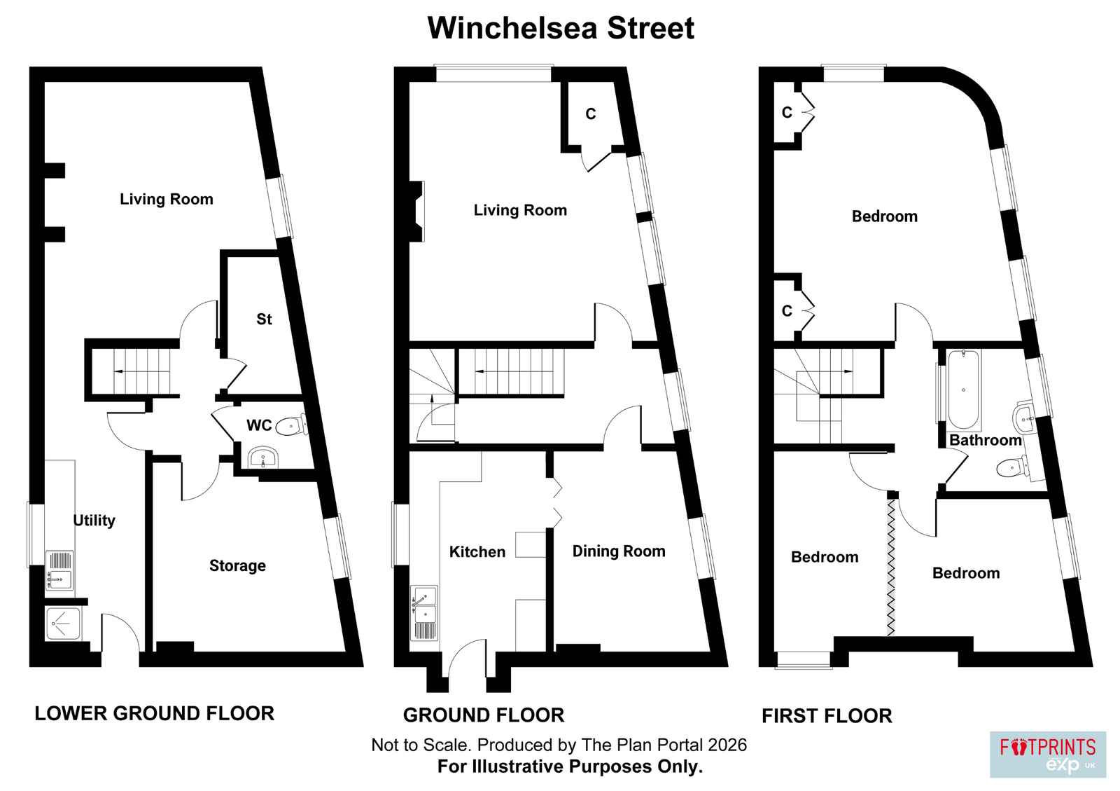 28, Winchelsea Street, Dover floorplan