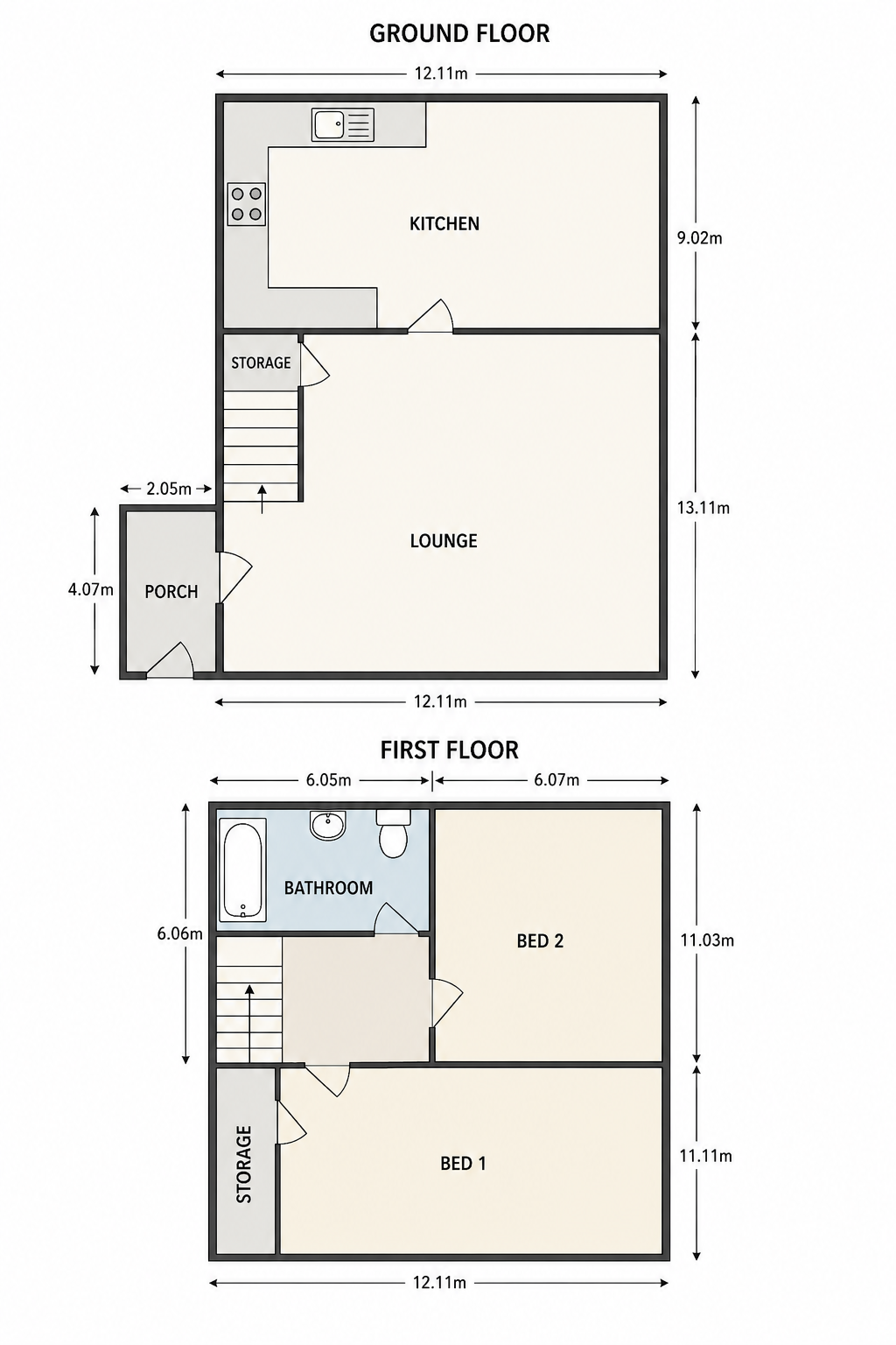 233, Windsor Street, West Midlands floorplan
