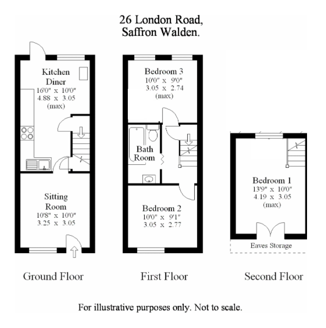 26, London Road, Saffron Walden floorplan