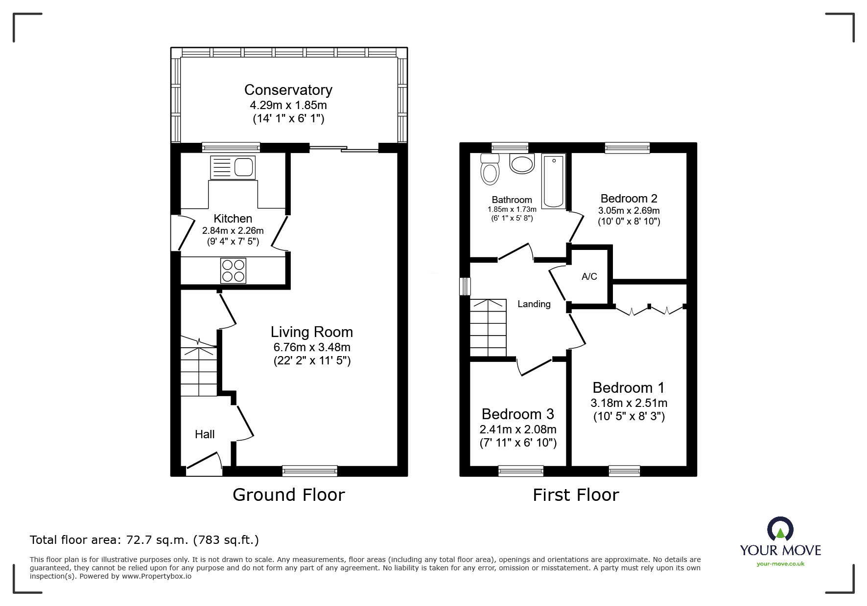 14, Meadowbrook Close, Devon floorplan