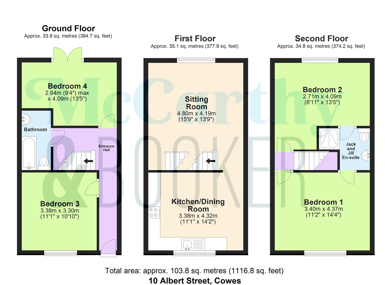 10, Albert Street, Cowes floorplan