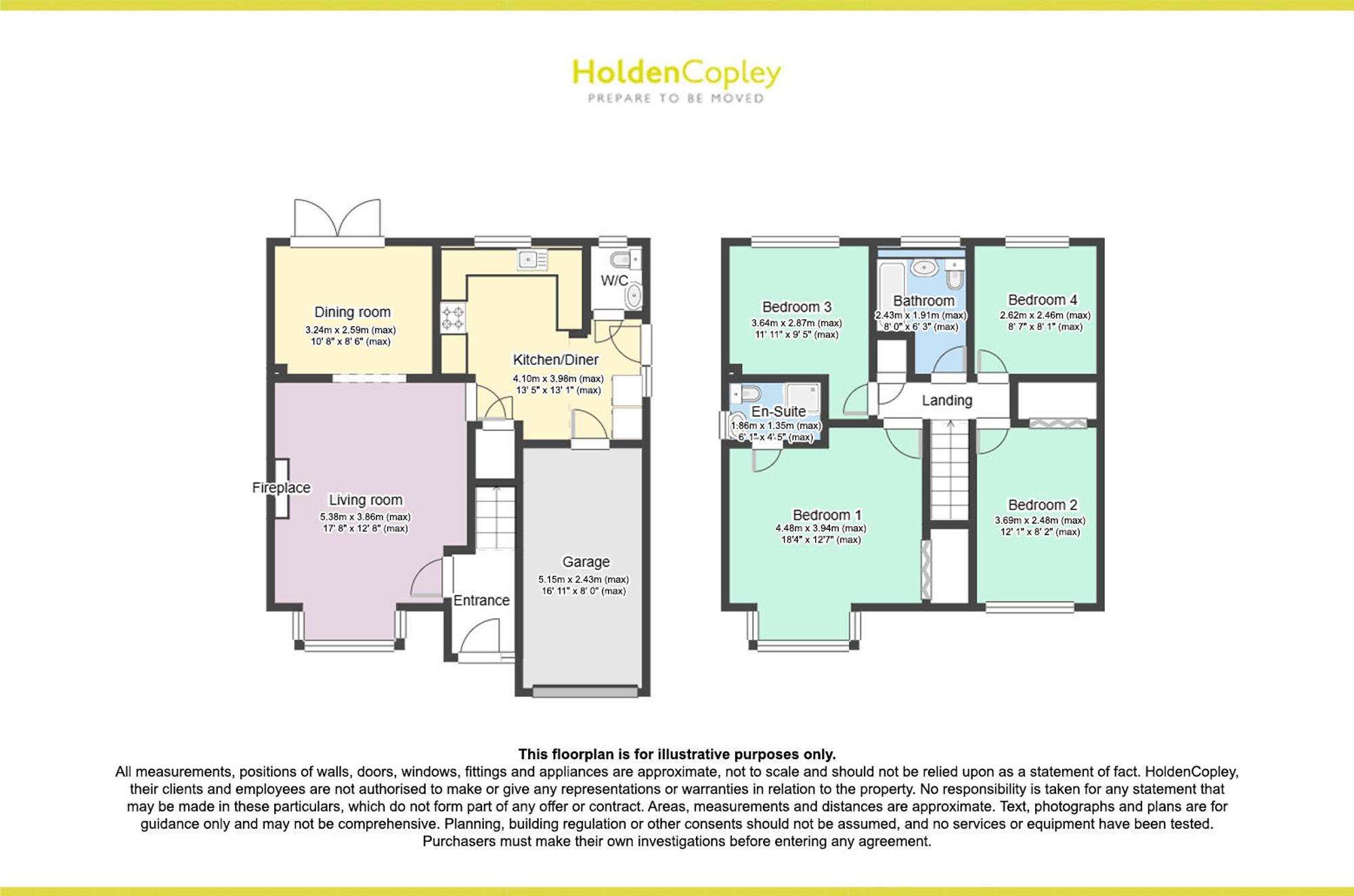7 Badger Close, Nottingham floorplan
