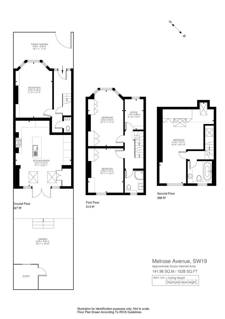 102, Melrose Avenue, London floorplan