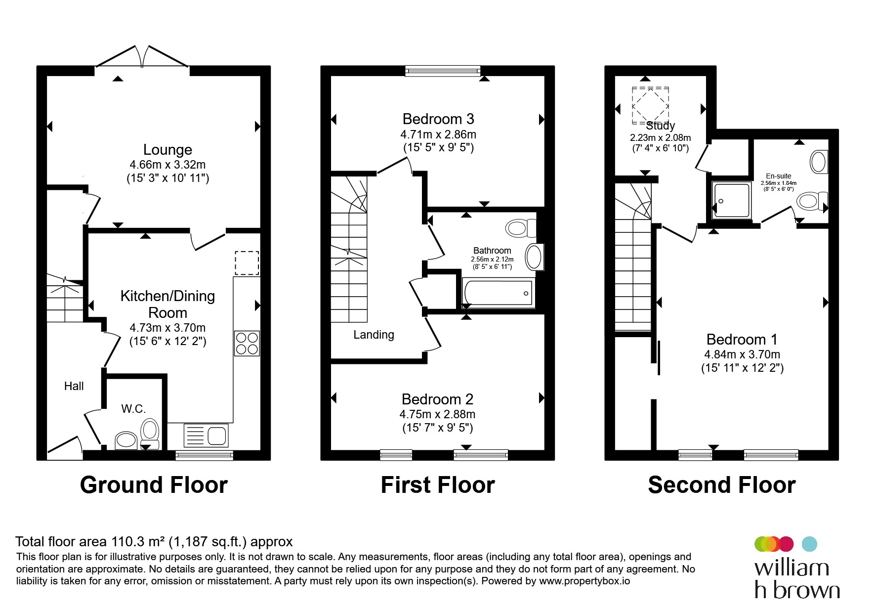 23, Woodfield Way, Doncaster floorplan