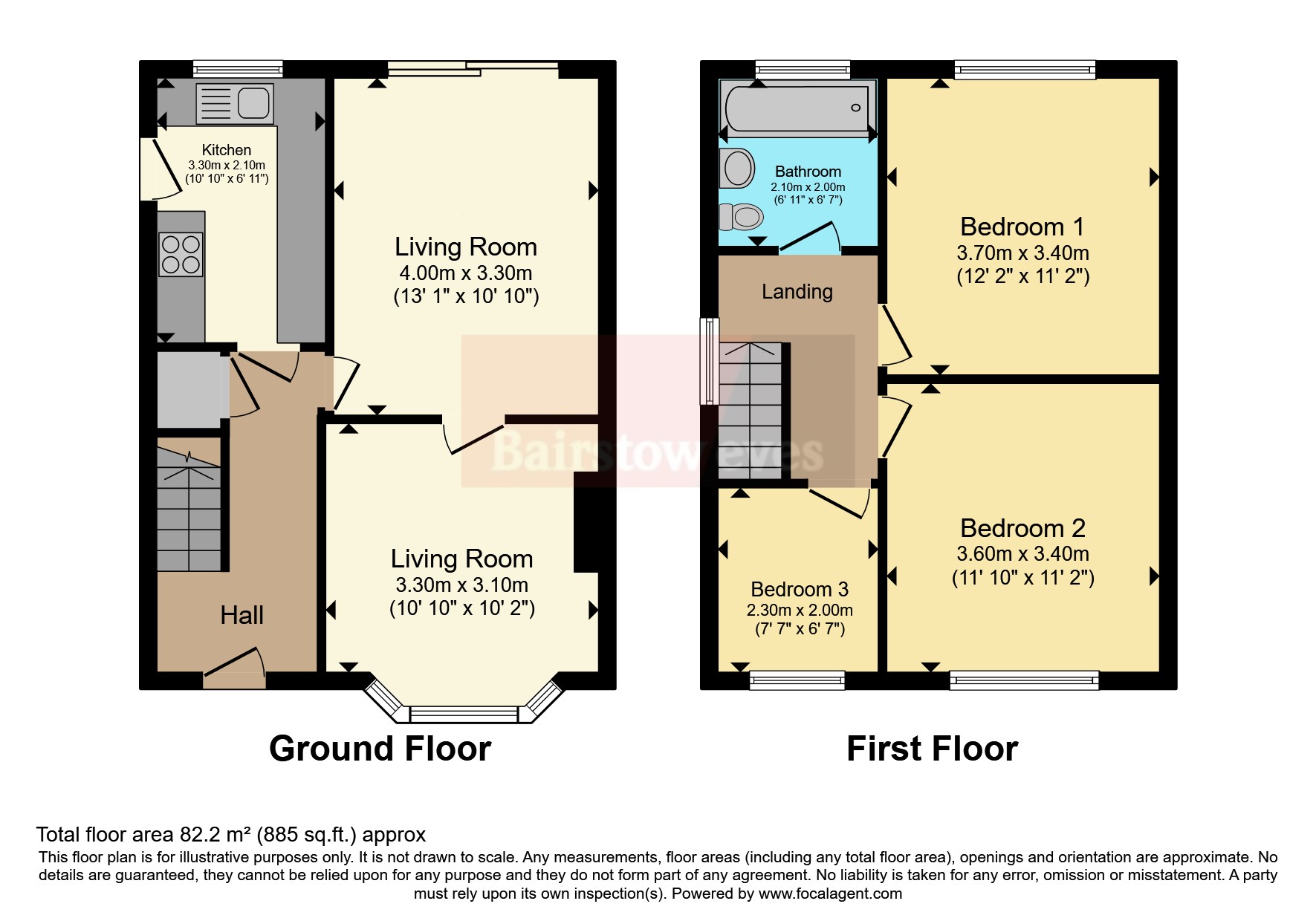 45, Lower Road, Nottingham floorplan