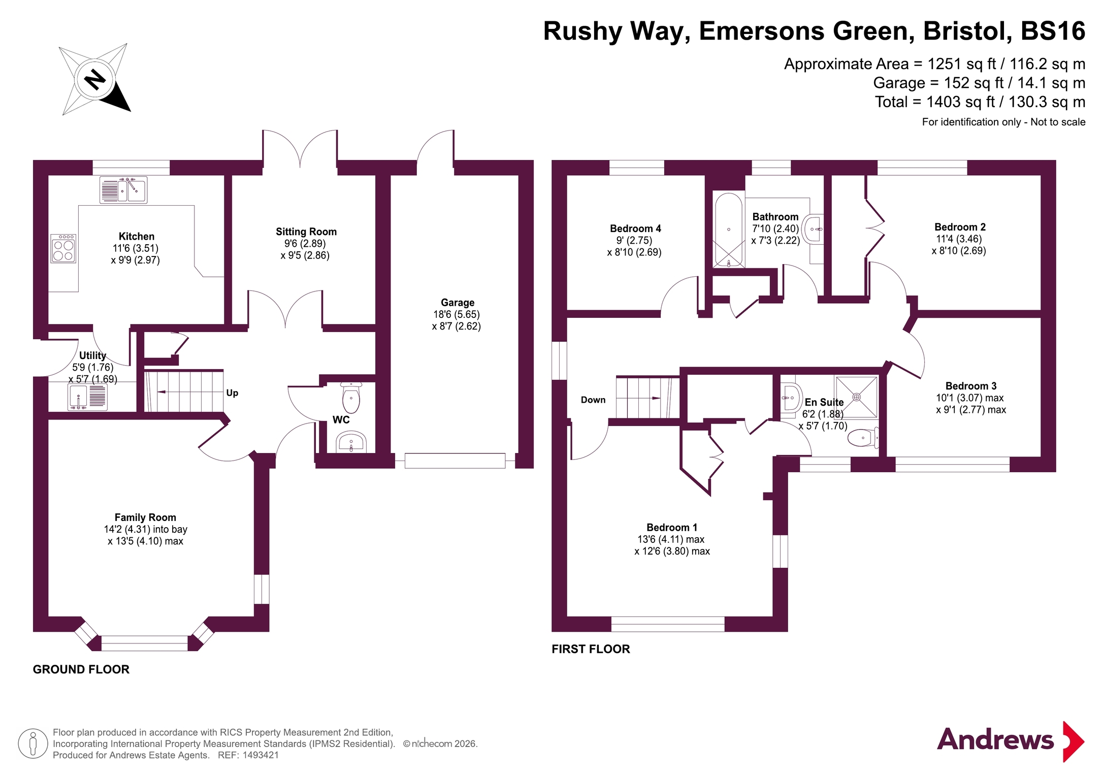 73, Rushy Way, Bristol floorplan