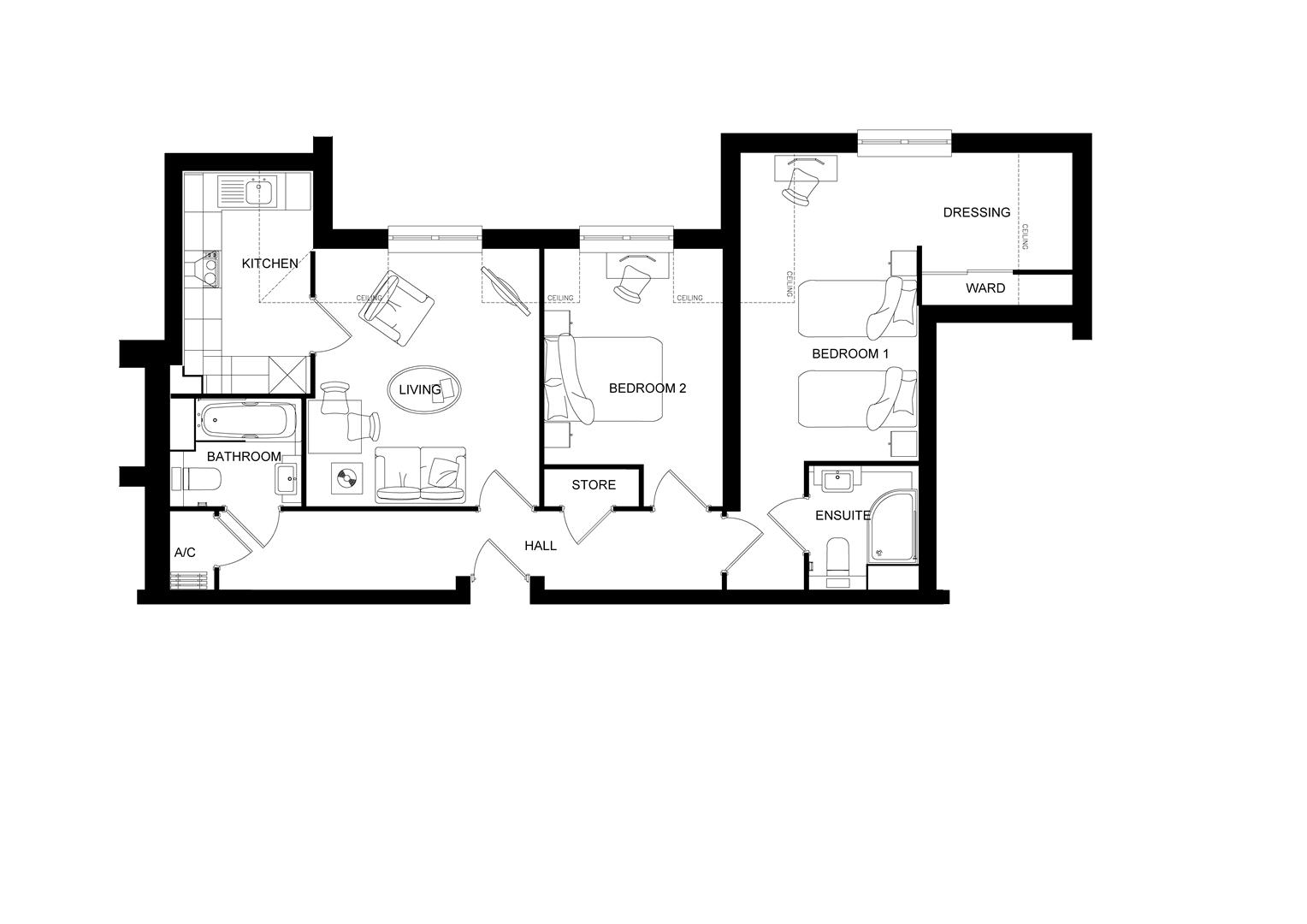 2 Bedrooms Flat for sale in Leatherhead Road, Ashtead KT21