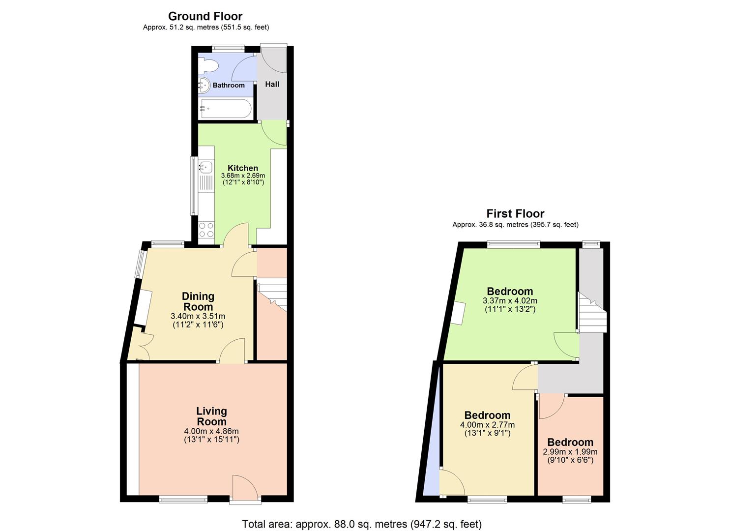 16, Mill Corner, Soham floorplan
