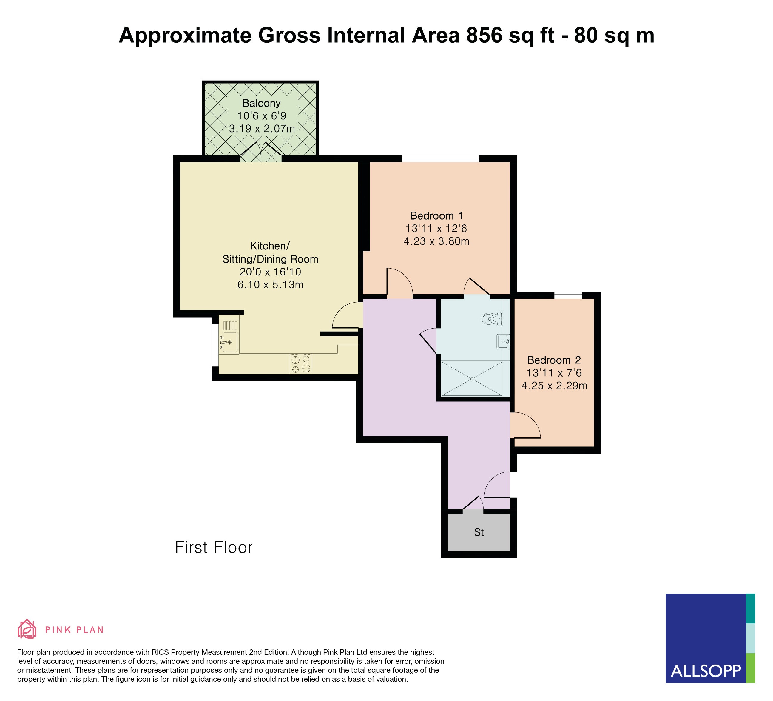 18 Lea Springs, Lower Luton Road, Harpenden floorplan