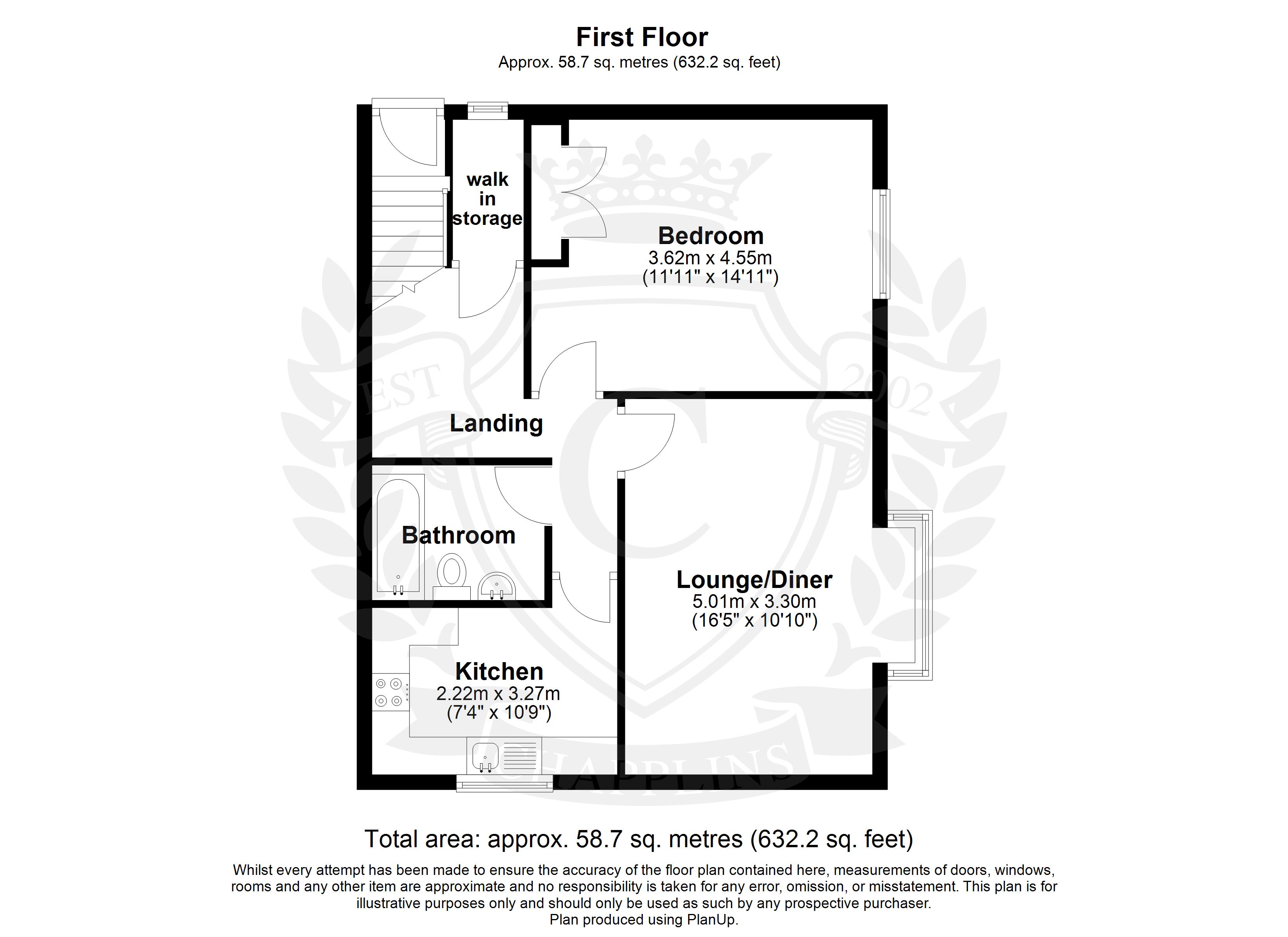 Flat 2, Redwood Lodge,, Northwood Square, Hampshire floorplan