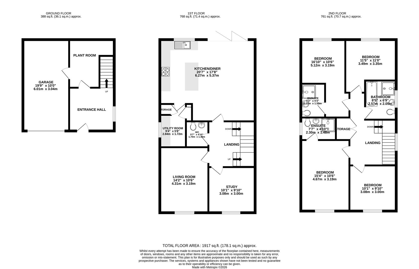 Plots 4 & 5, Ryecroft Road, Bristol floorplan