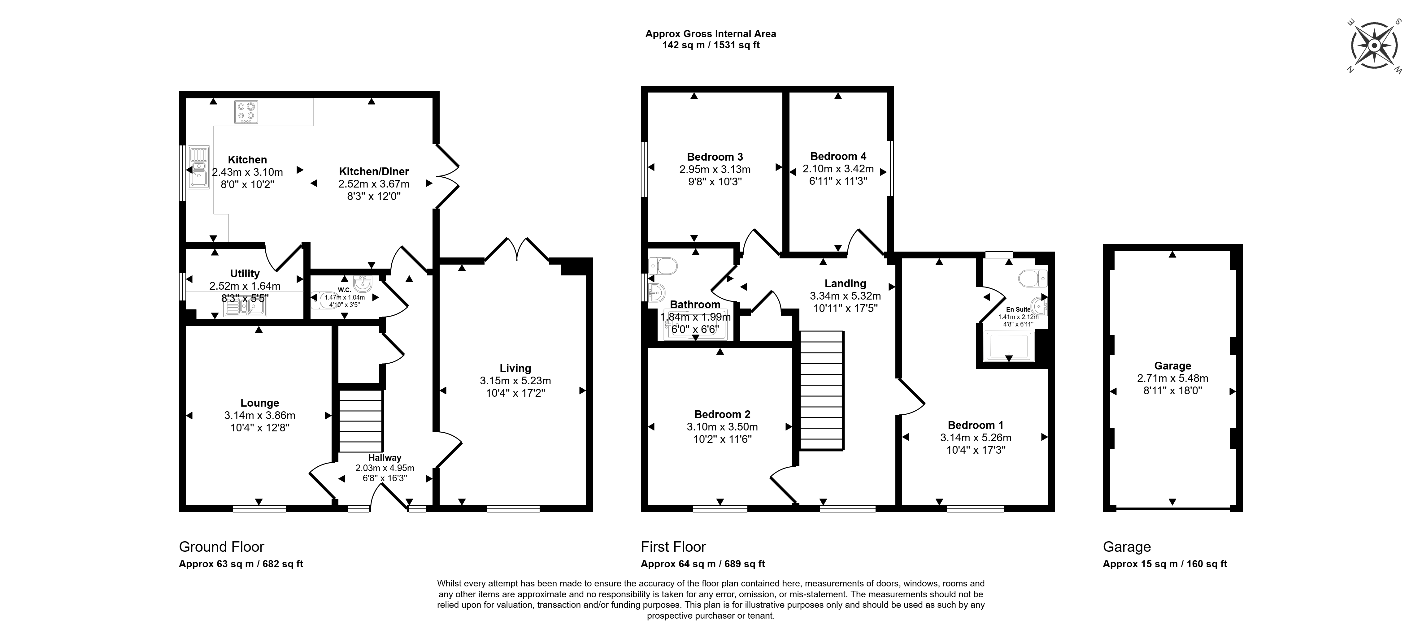 35, Rowland Way, Exeter floorplan