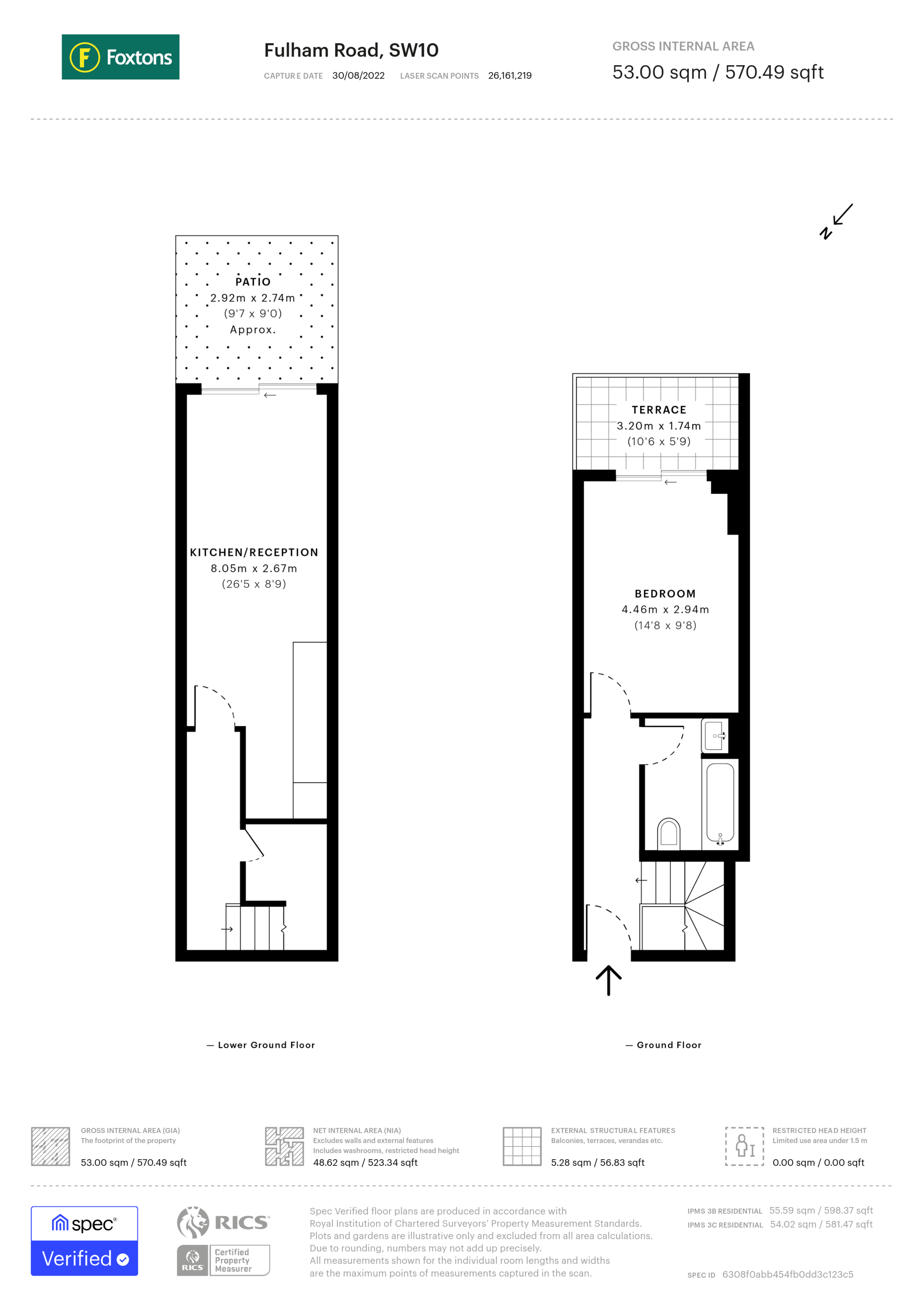 Fulham Road, Chelsea floorplan